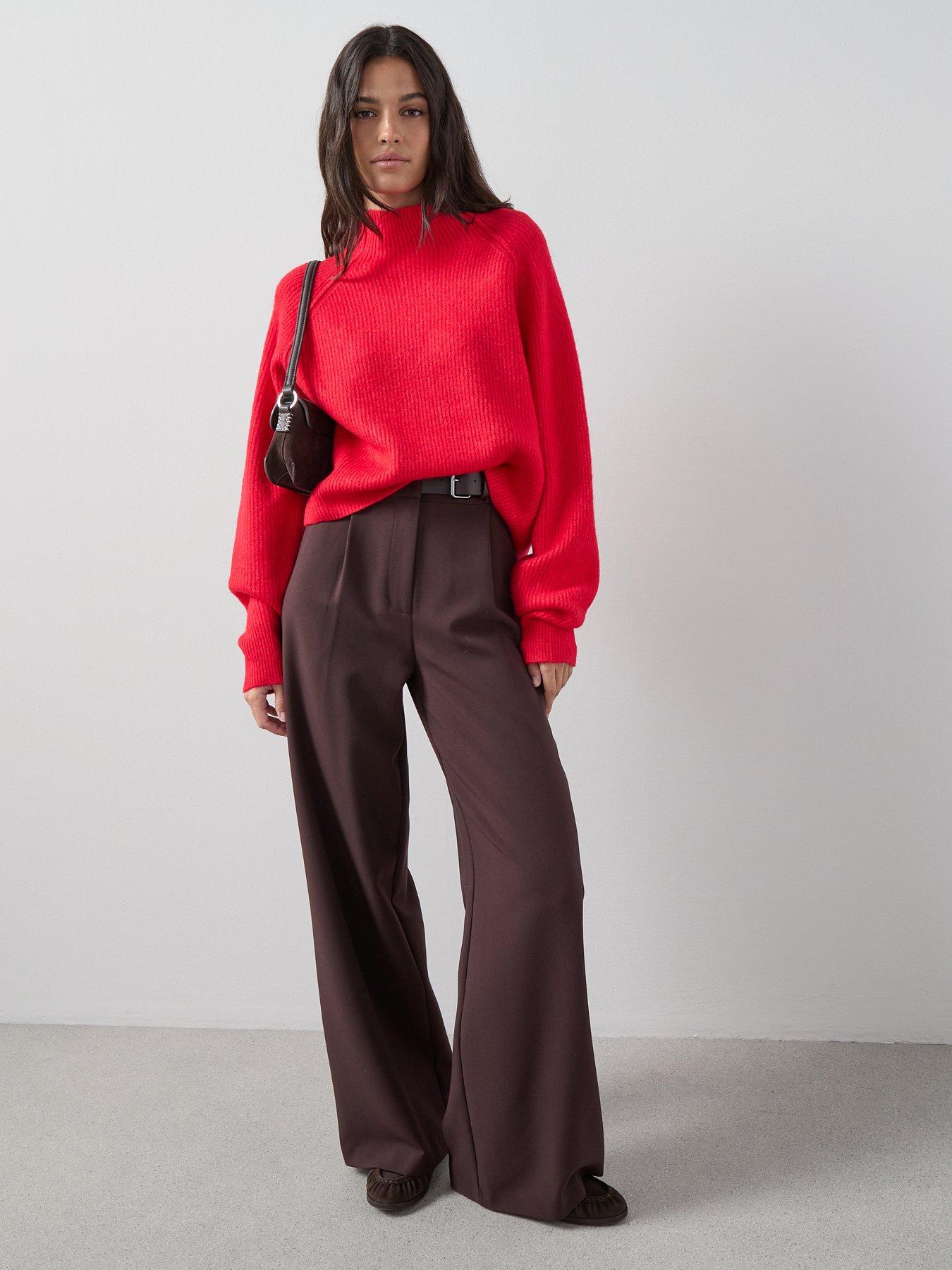 the-very-collection-belted-wide-leg-trousers-brownback