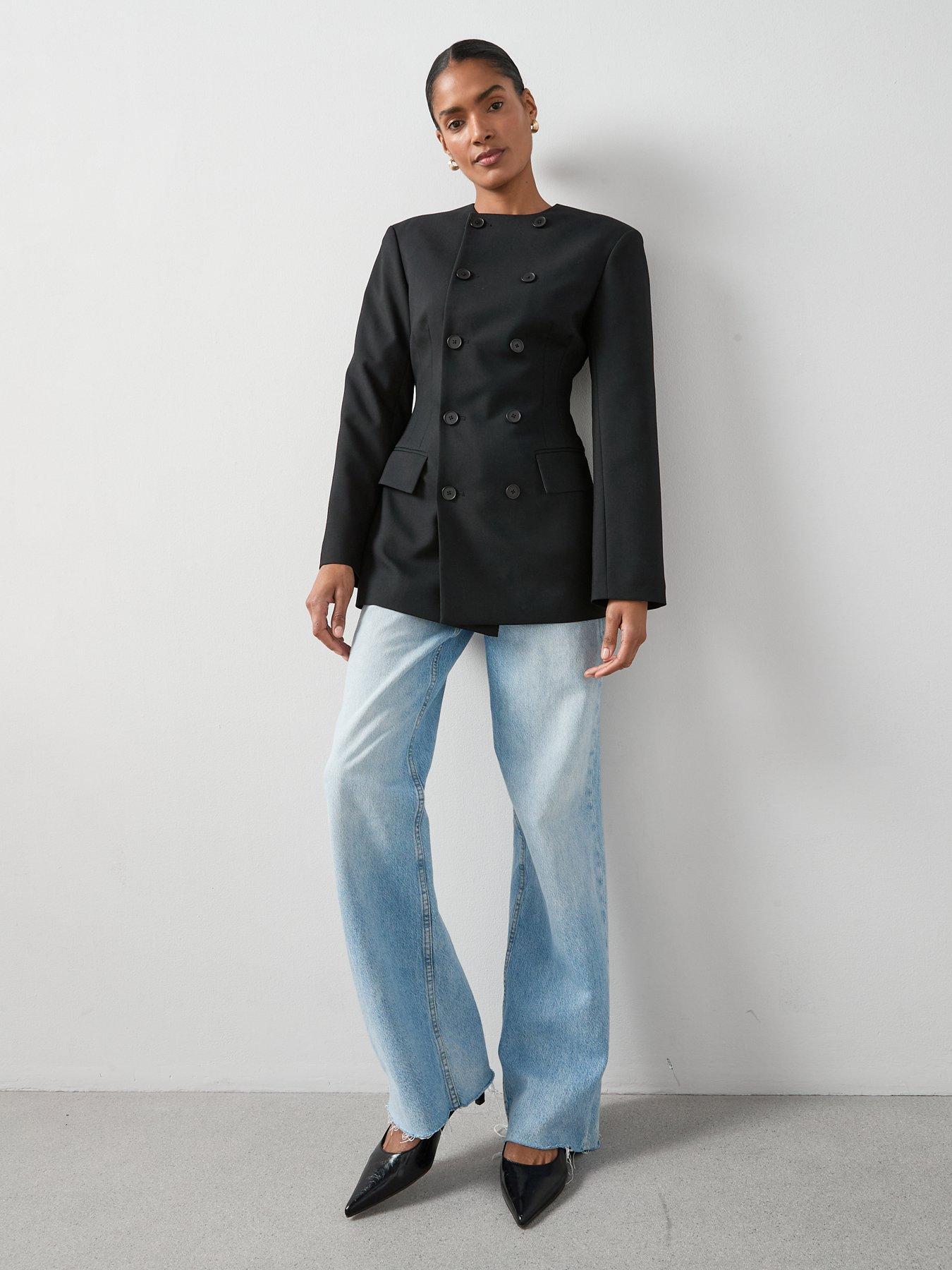 the-very-collection-structured-round-neck-double-breasted-blazer-blackback