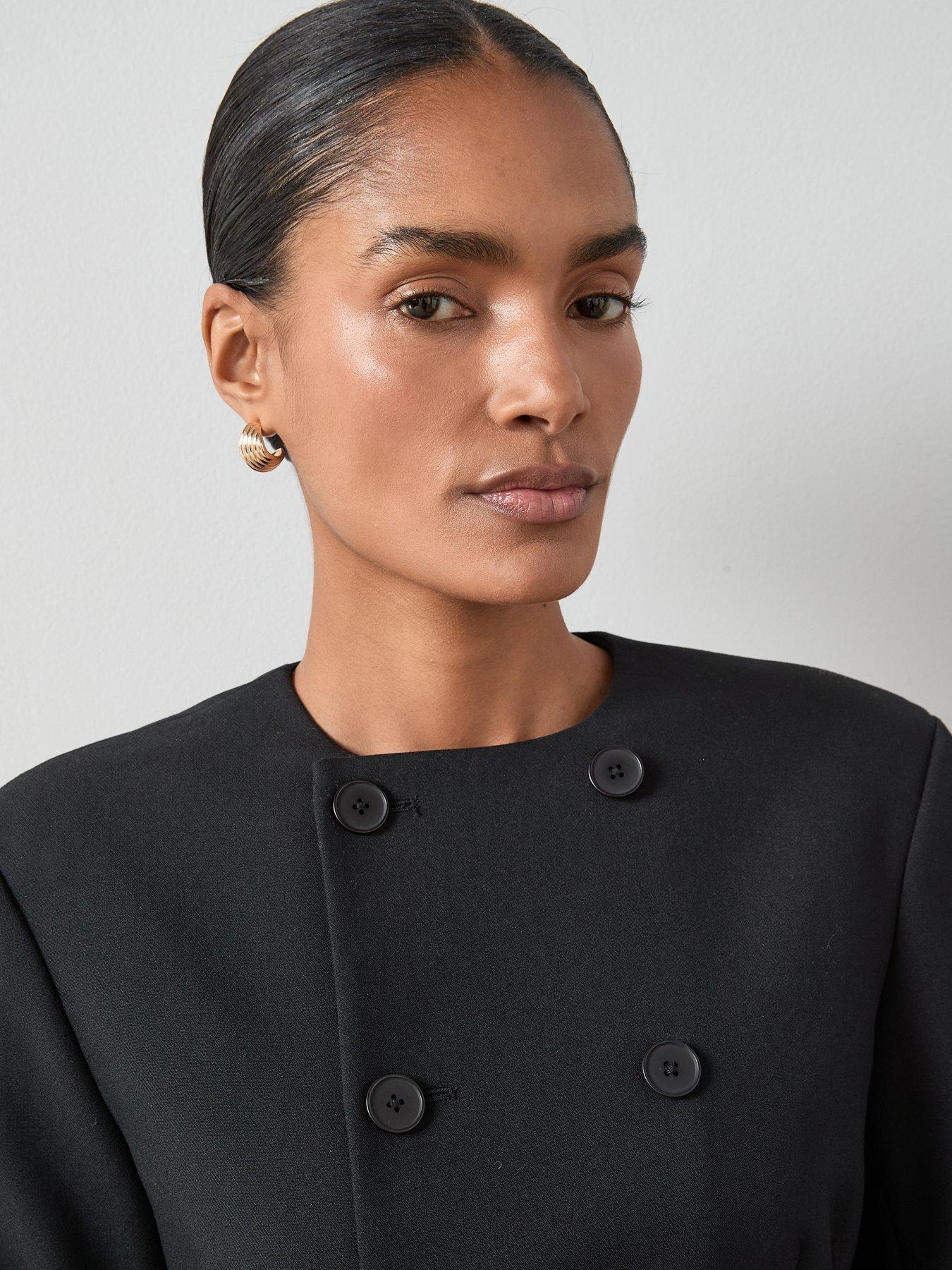 the-very-collection-structured-round-neck-double-breasted-blazer-blackoutfit