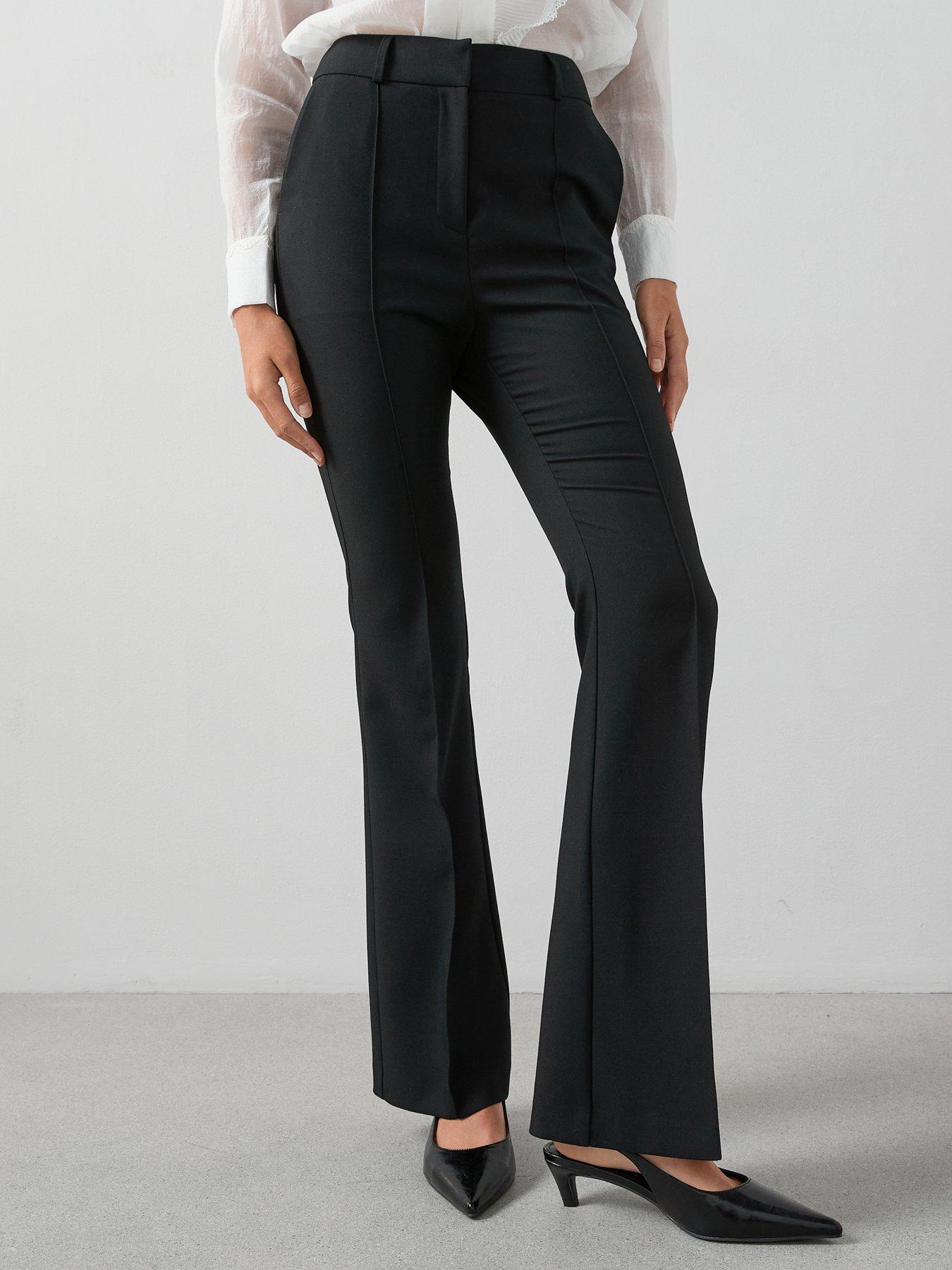 The Very Collection Kickflare Trousers - Black