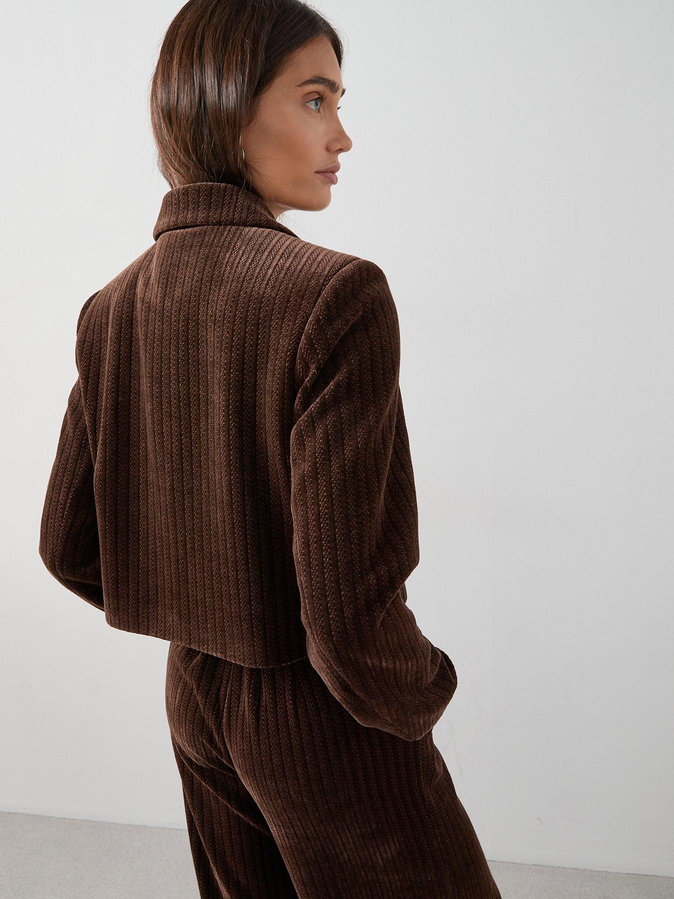 the-very-collection-cord-structured-cropped-blazer-brownstillFront