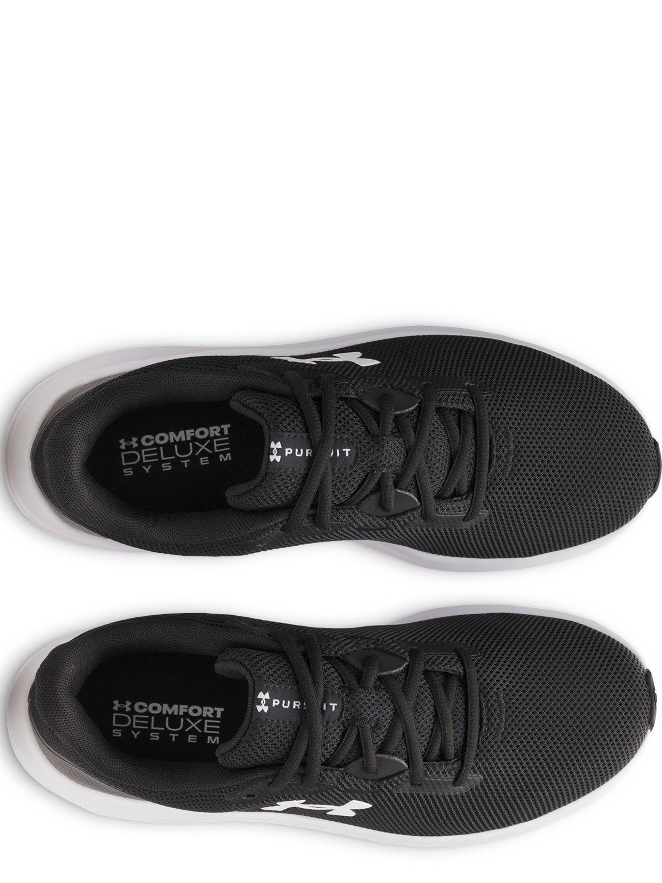 Image 3 of 6 of UNDER ARMOUR Mens Running Charged Pursuit 4 Trainers - Black