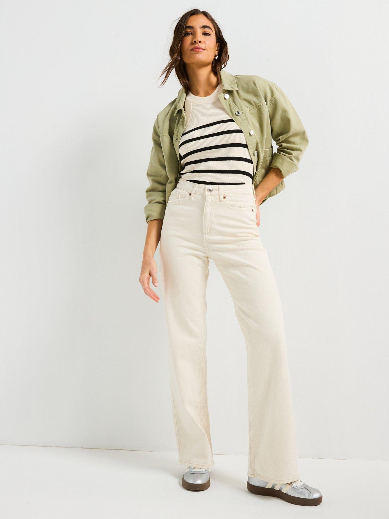 Image 3 of 5 of Vero Moda Knitted Vest Top - Cream