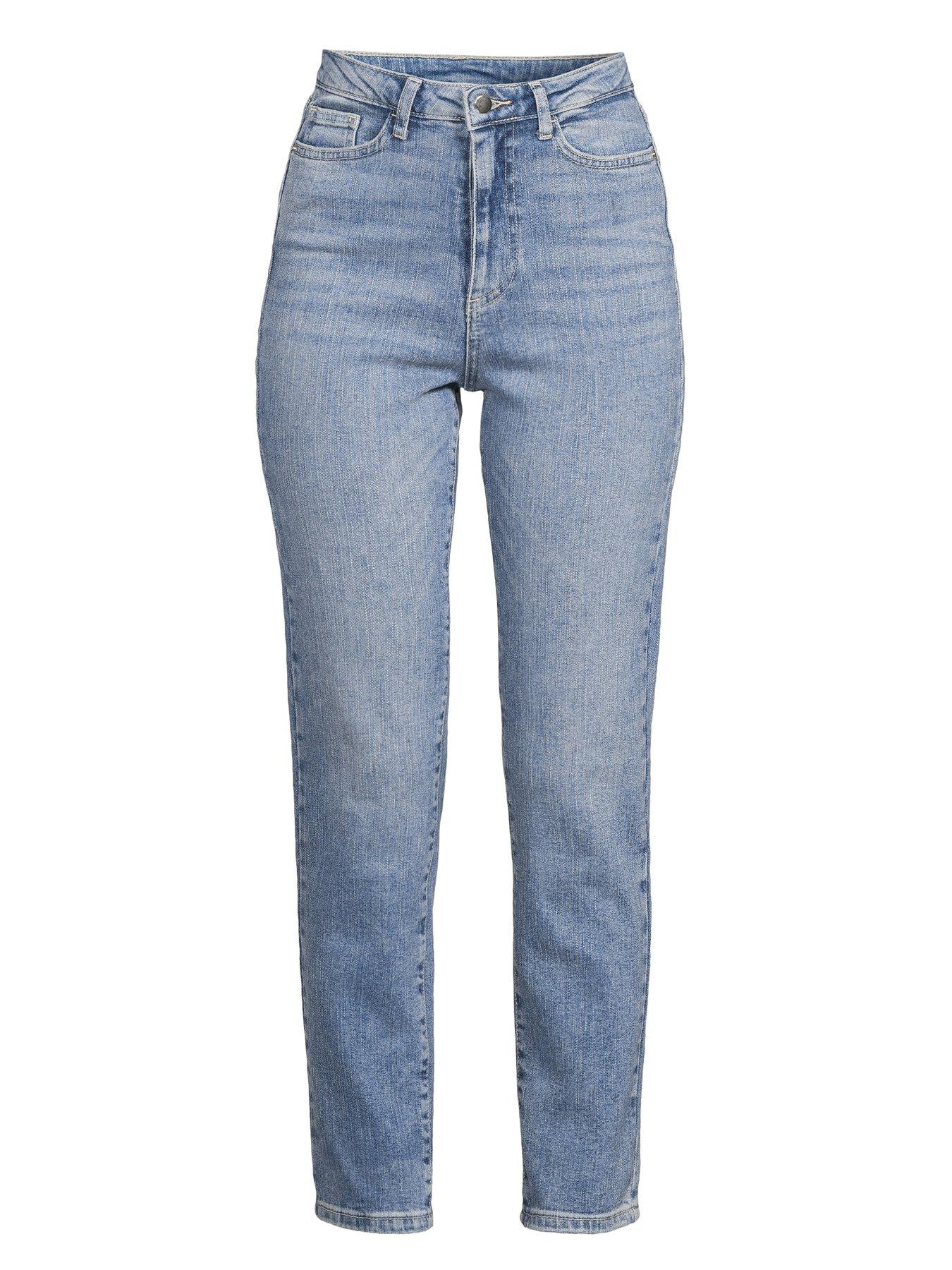 Image 7 of 7 of The Very Collection High Waist Slim Stretch Jeans - Mid Wash