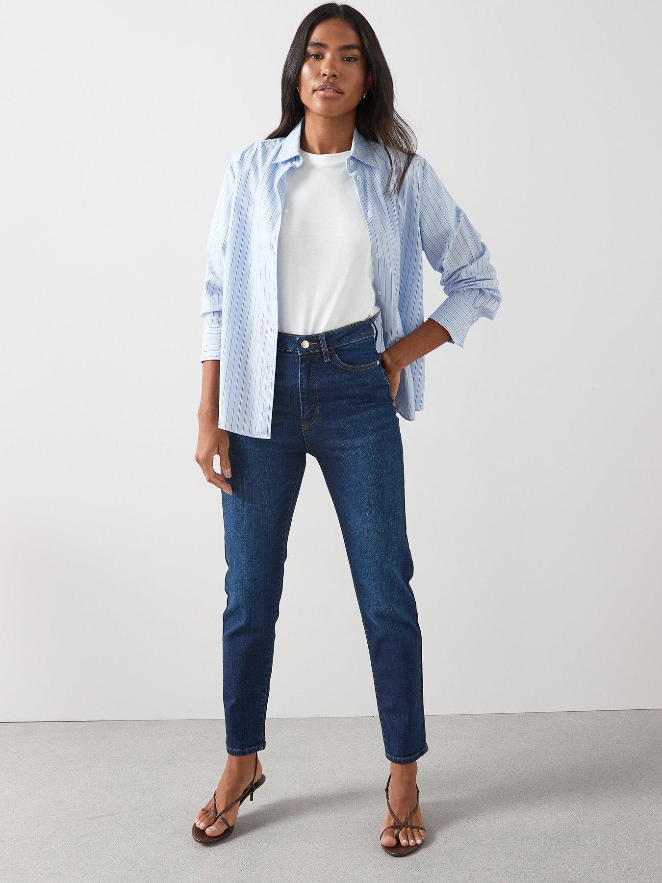 Image 6 of 7 of The Very Collection Issie Slim Leg Jeans - Dark Wash