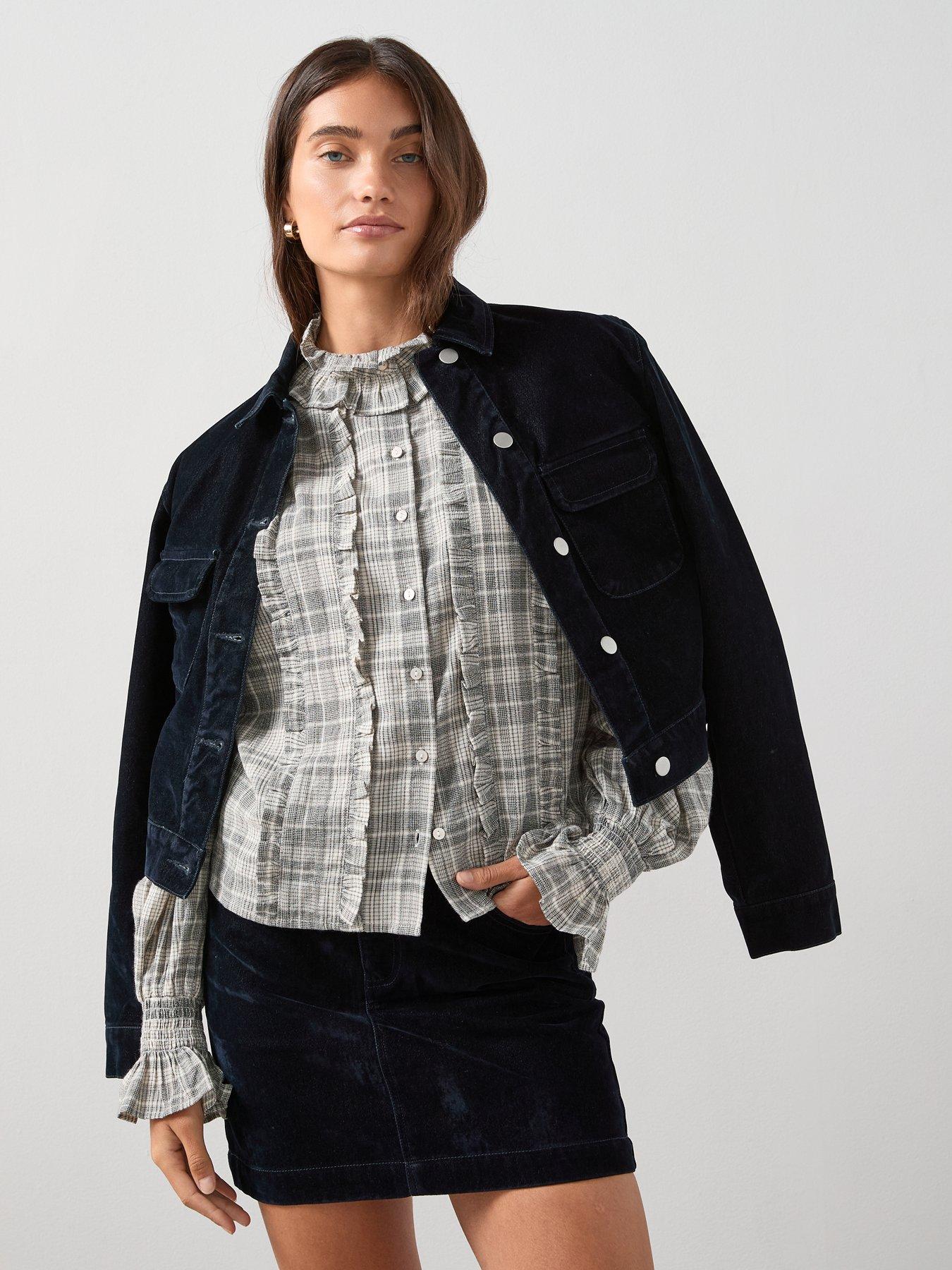 the-very-collection-checked-frill-detail-shirt-printdetail