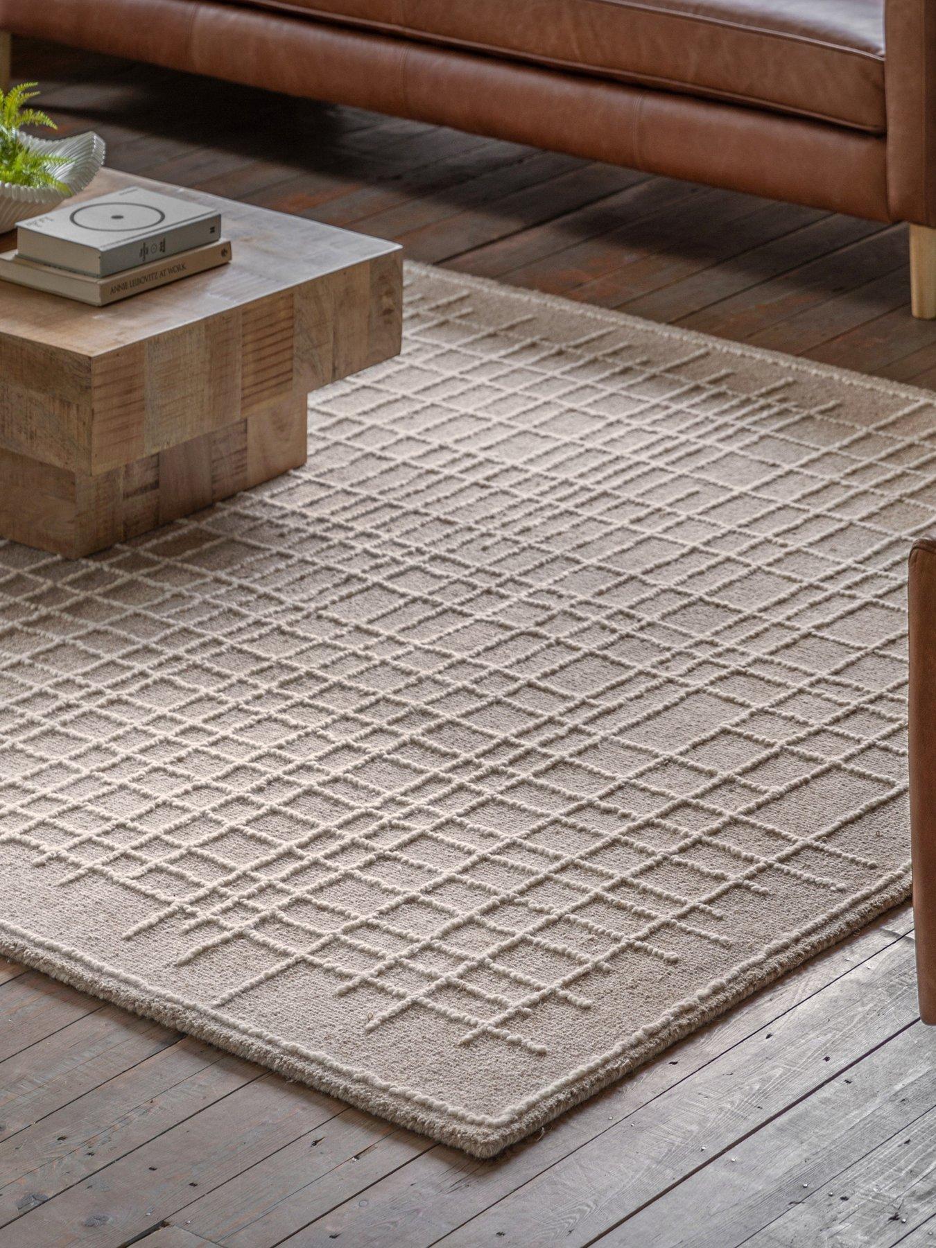 undefined Elmira Tufted Linear Rug 1600x2300mm - Beige