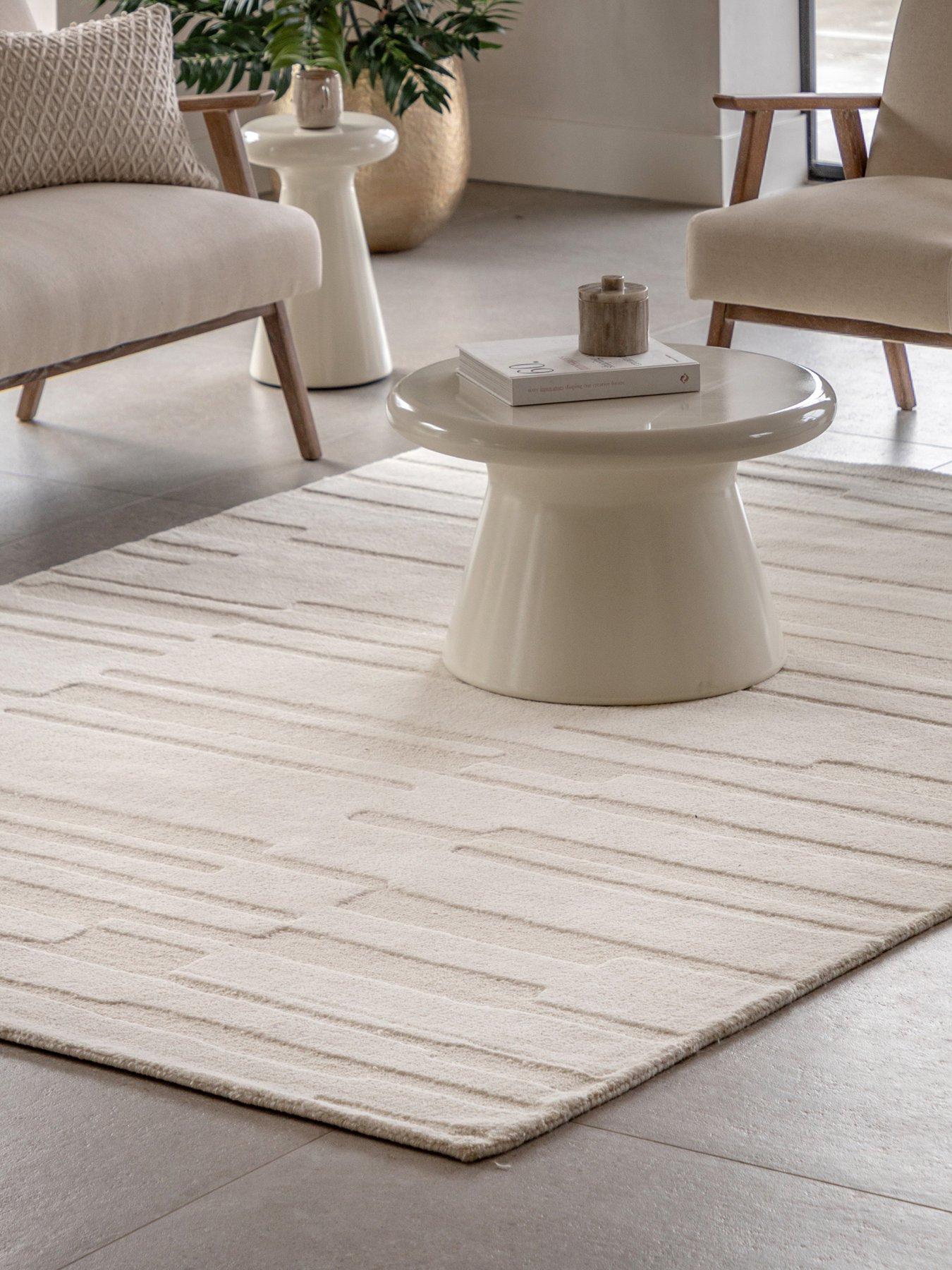 undefined Albany Tufted Tonal Rug - Ivory