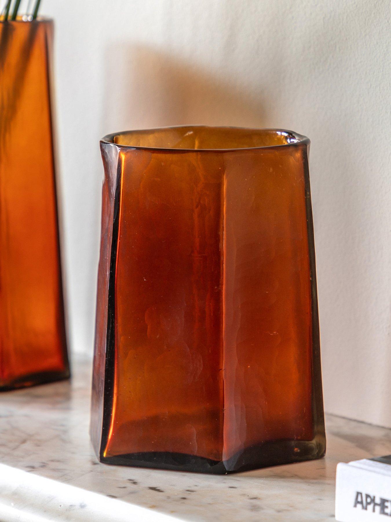 undefined Faceted Short Hurricane Amber