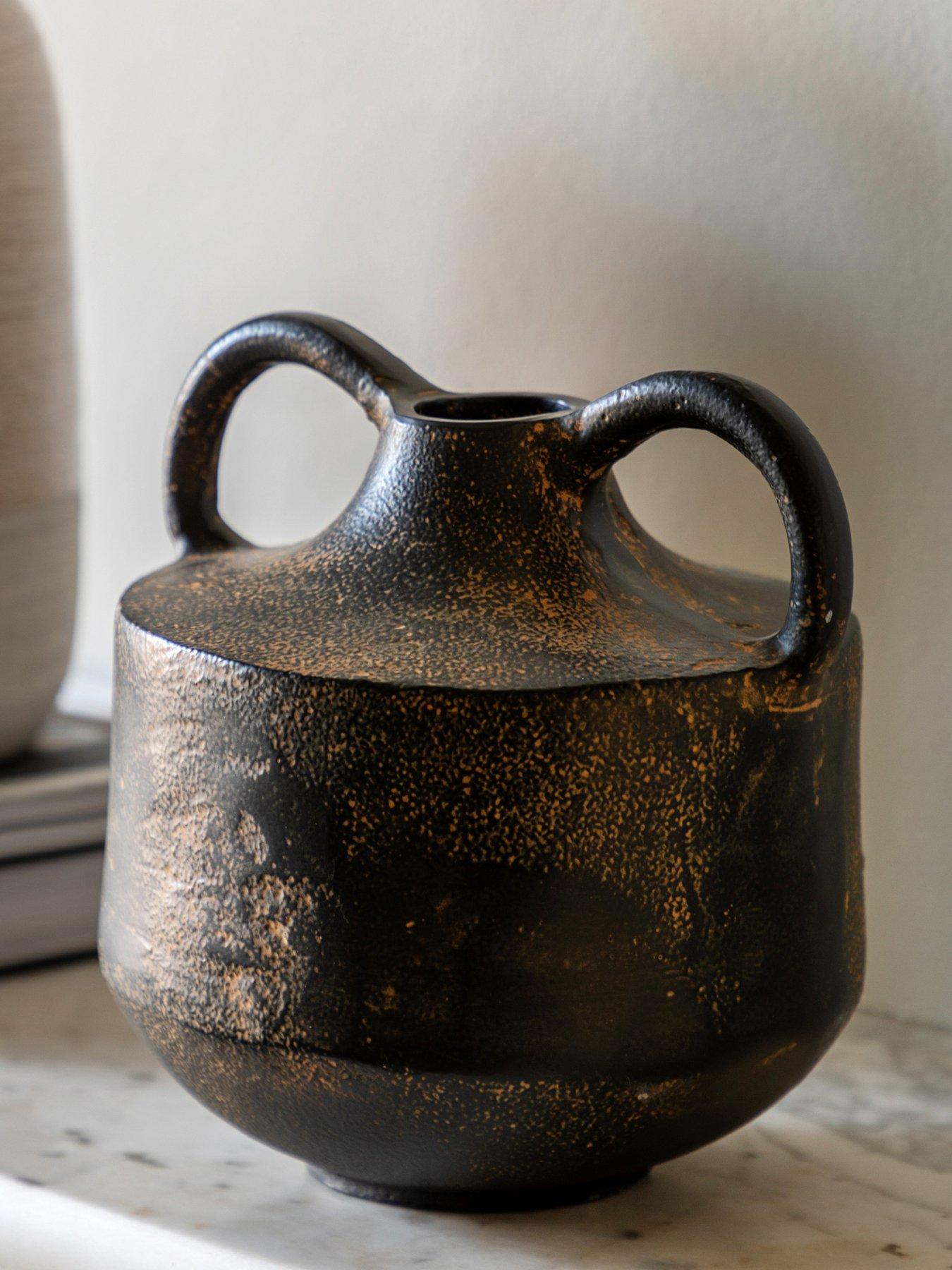 Image of Gallery Direct Gobi Cast Short Metal Vase