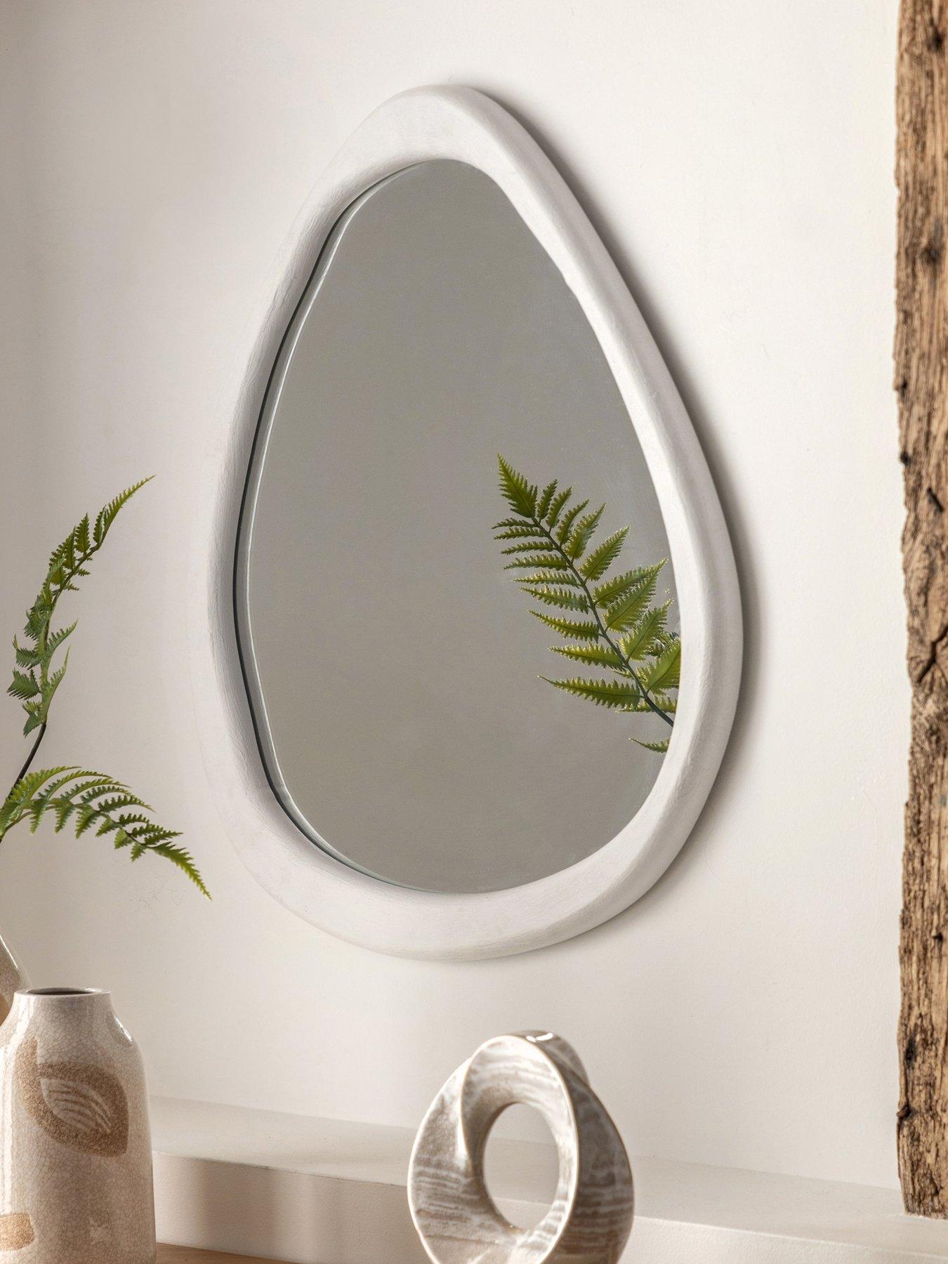 Gallery Direct Como Pebble Mirror – 62 x 65.5 cm