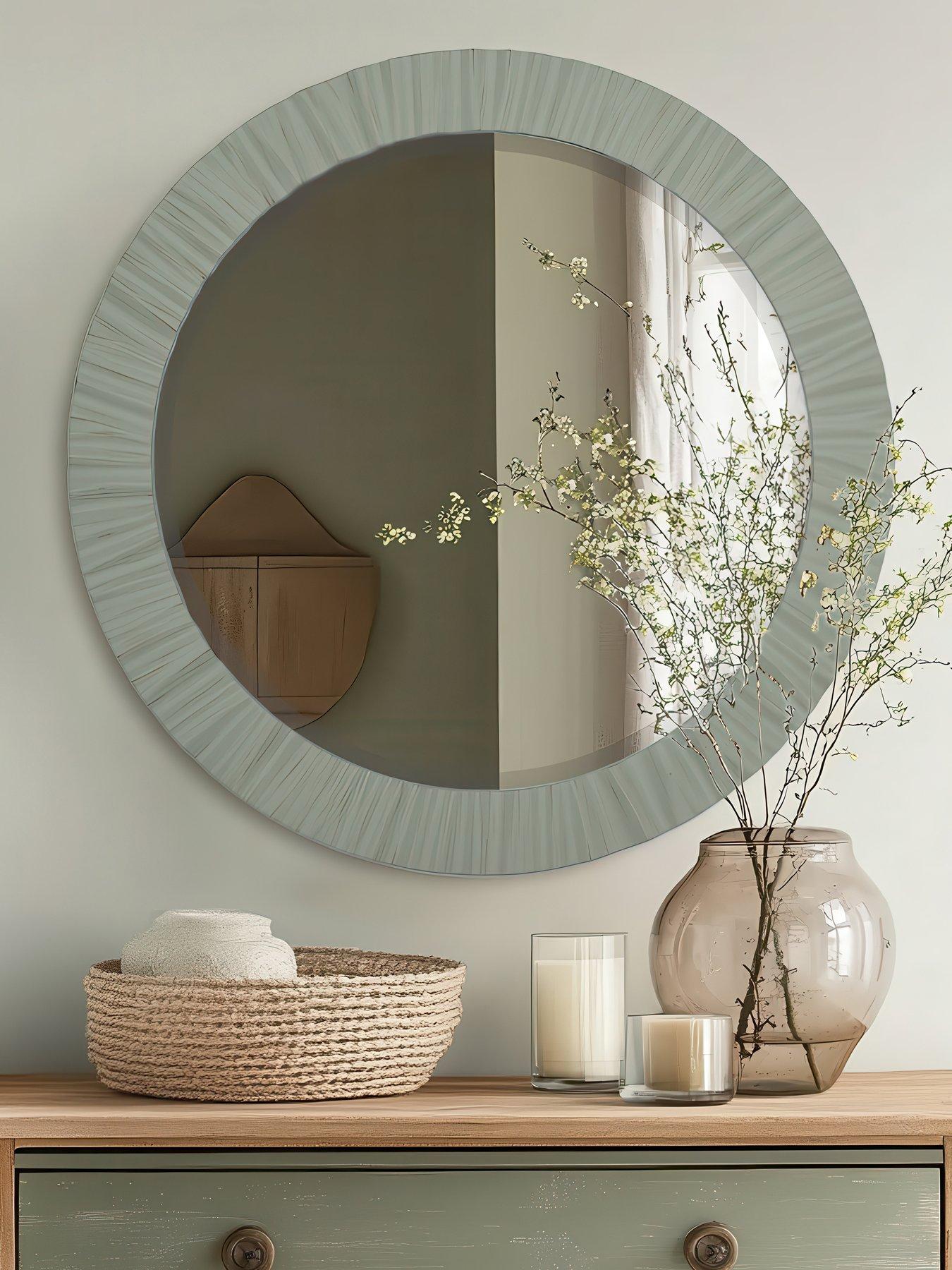 Gallery Direct Durham Mirror Soft Green