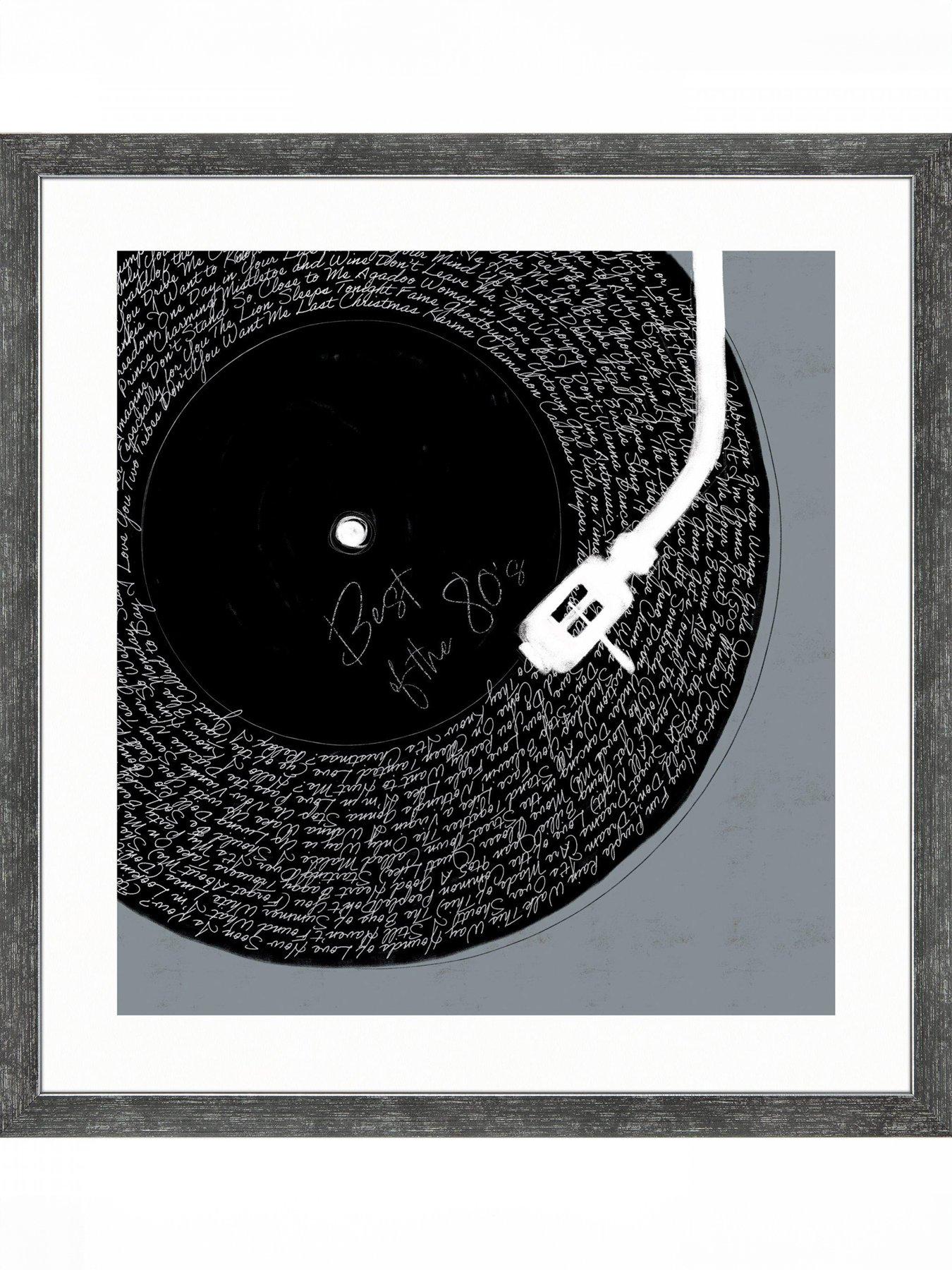Image 1 of 5 of Gallery Direct Discover The Best Of The 80s Framed Wall Art Print