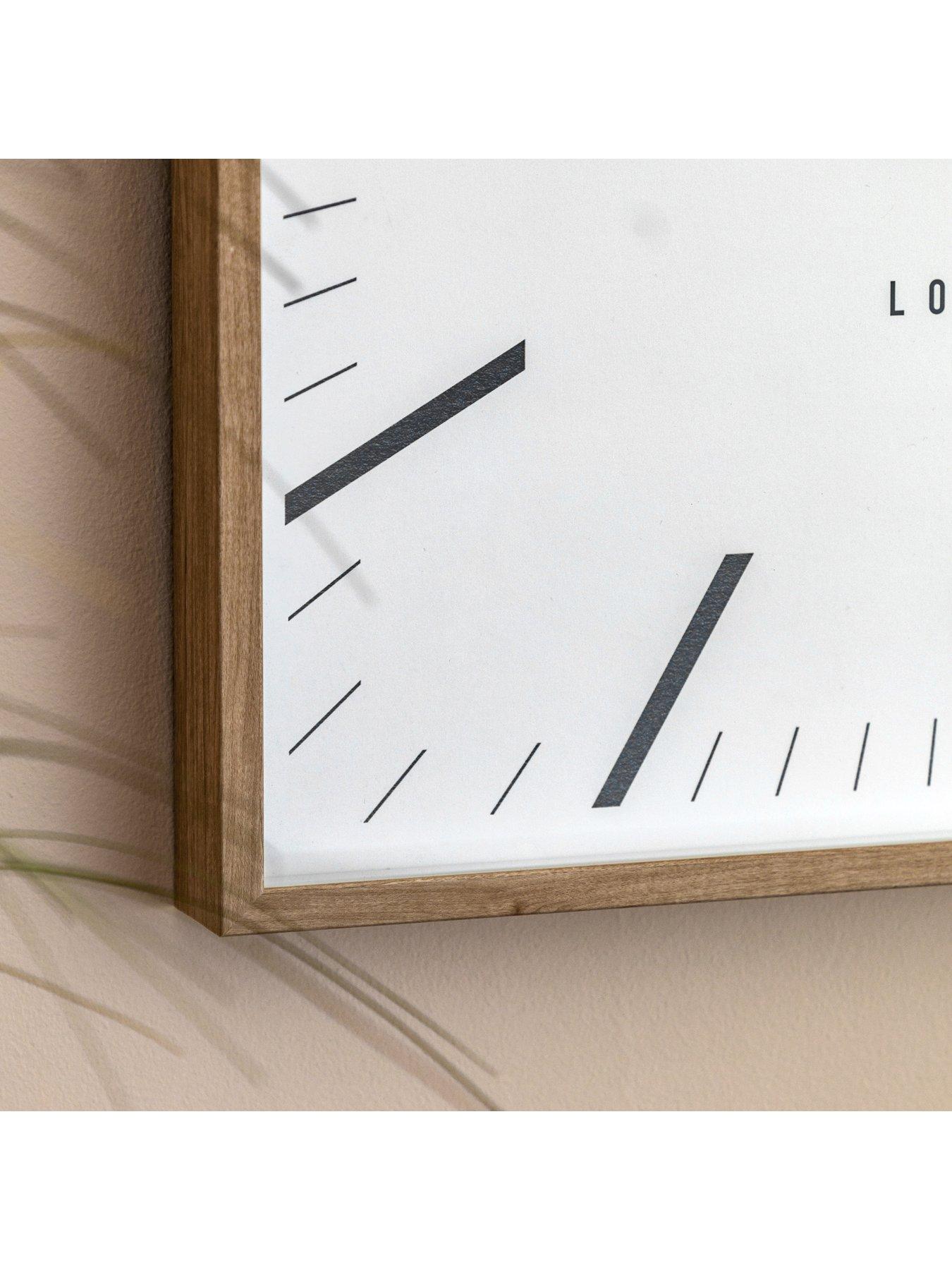 Image 3 of 7 of Gallery Direct Penhurst Wall Clock - Oak