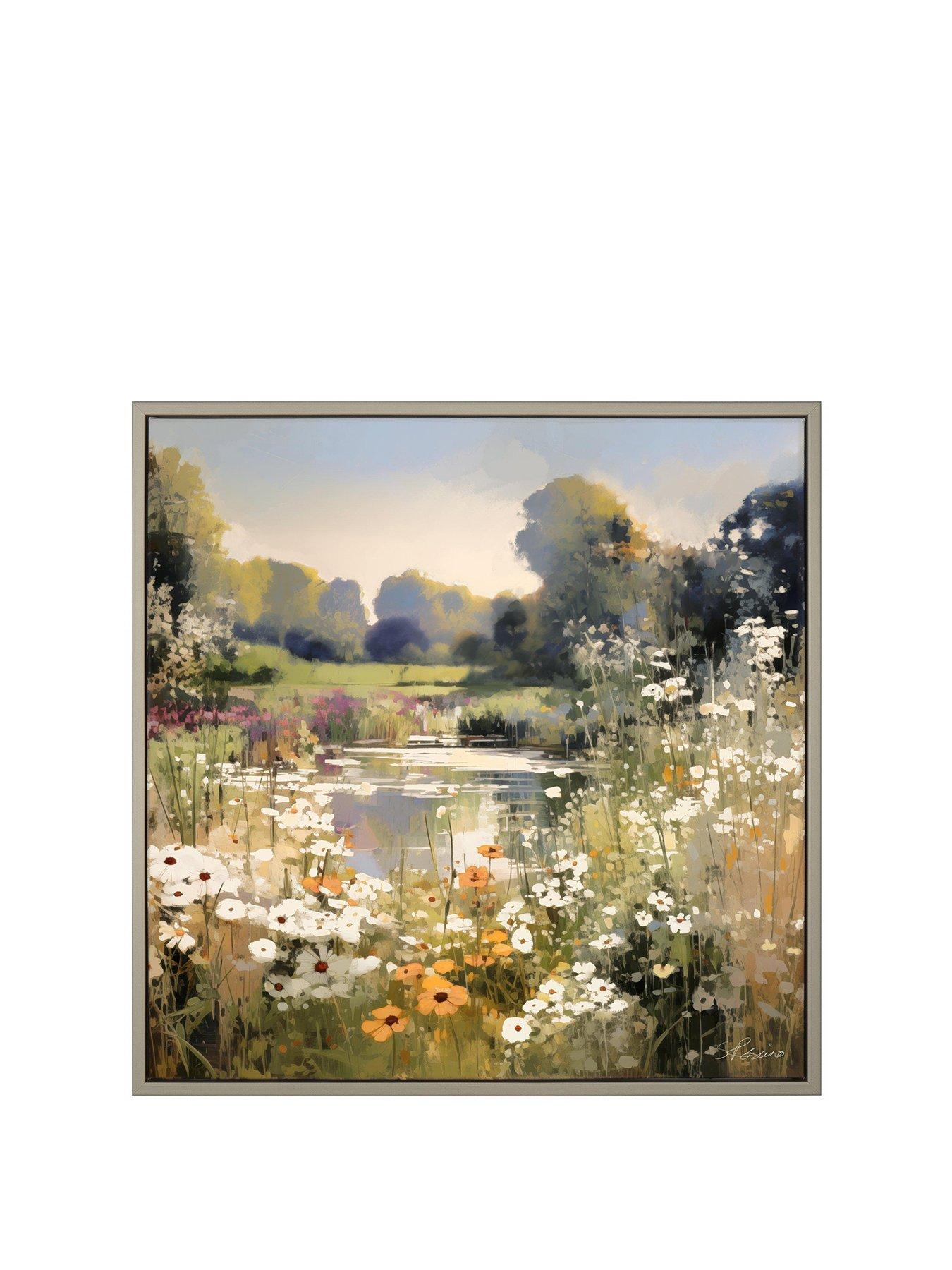 gallery-direct-wildflower-reflections-framed-canvas-wall-art