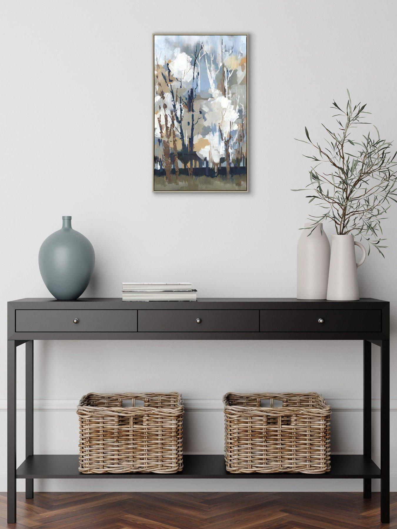 undefined Silversong Birch Framed Canvas Wall Art