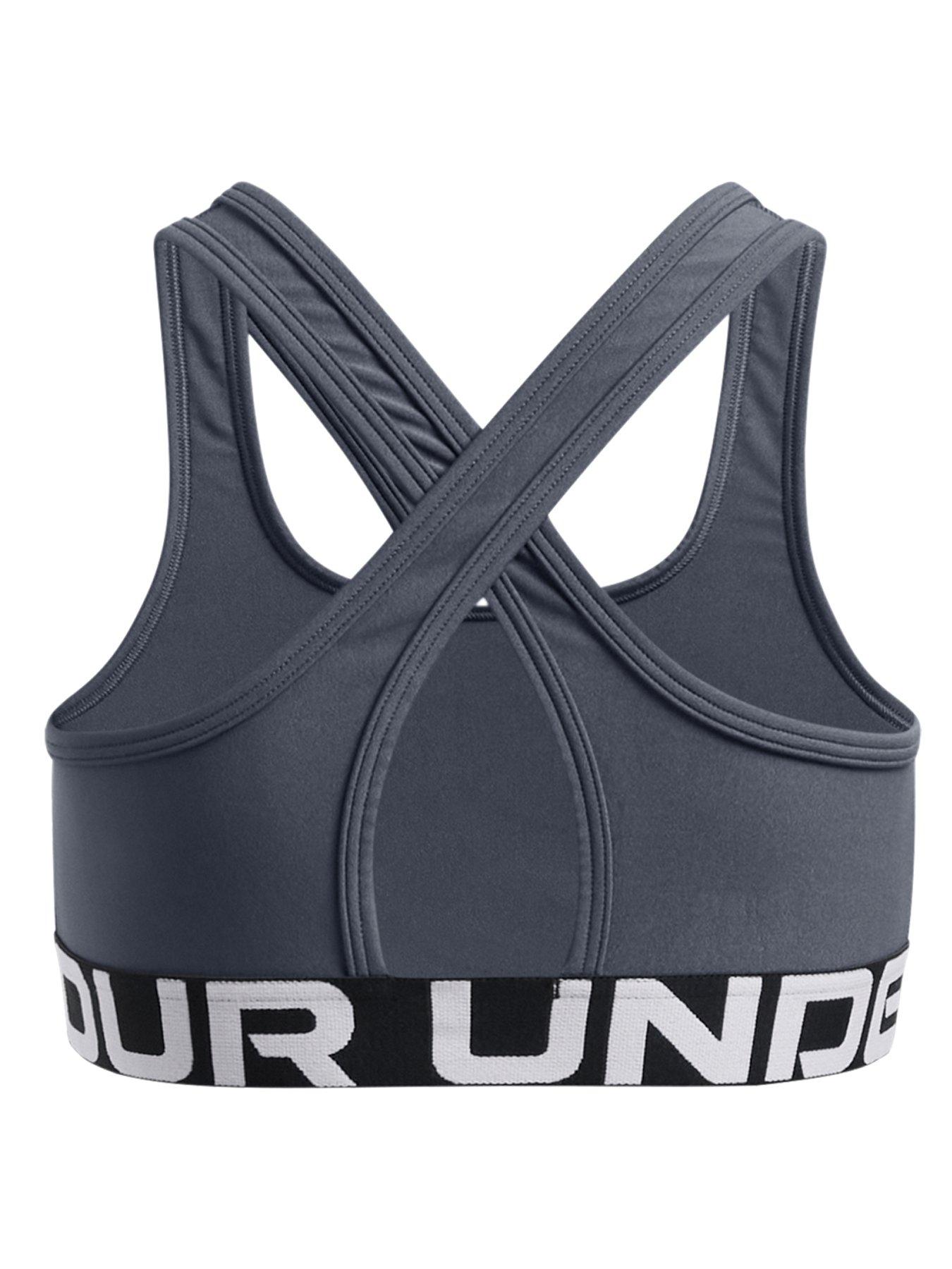Image 2 of 2 of UNDER ARMOUR Girls Training G Crossback Bra - Grey