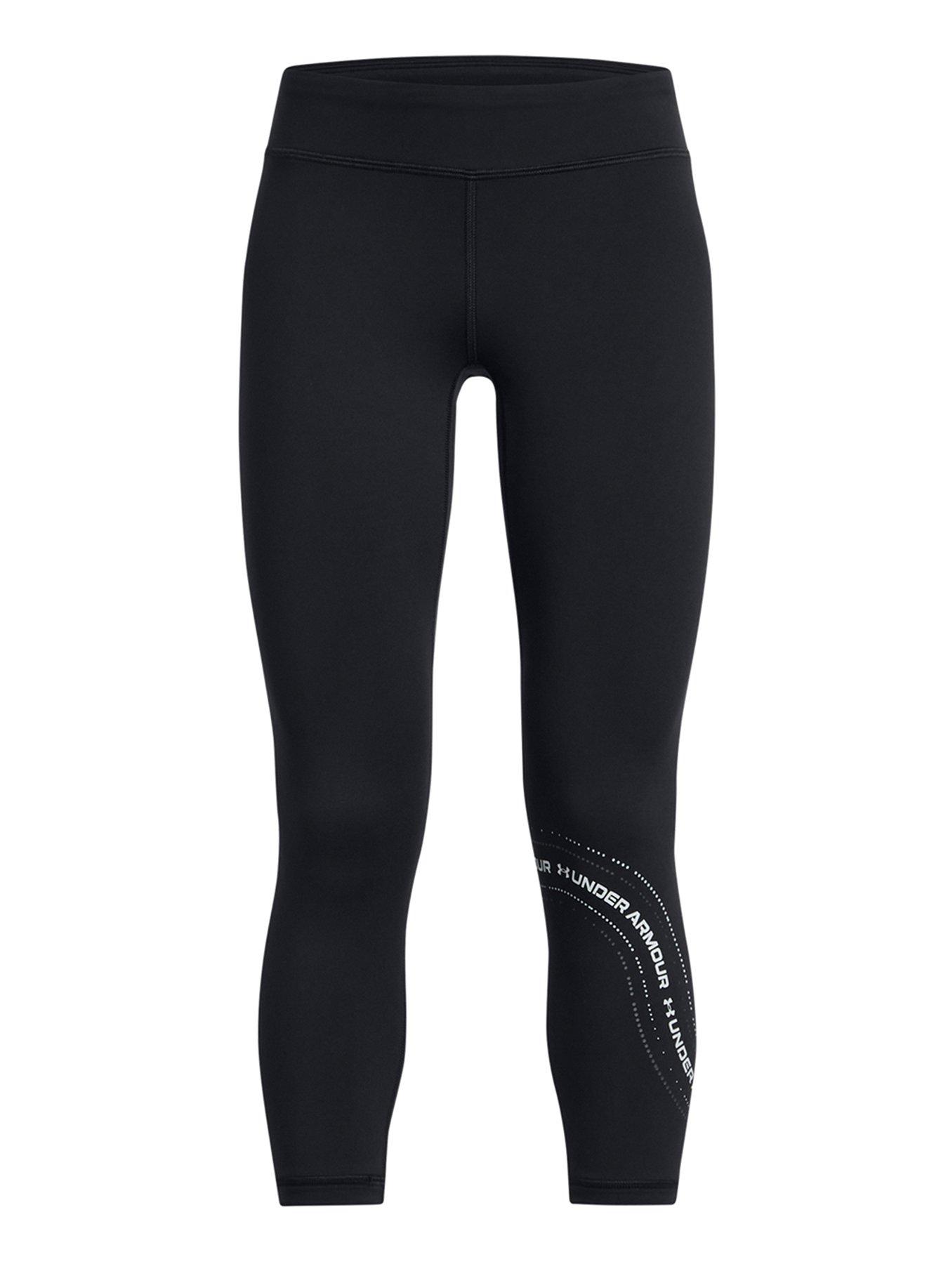 Image of UNDER ARMOUR Girls Training Motion Ankle Legging - Black