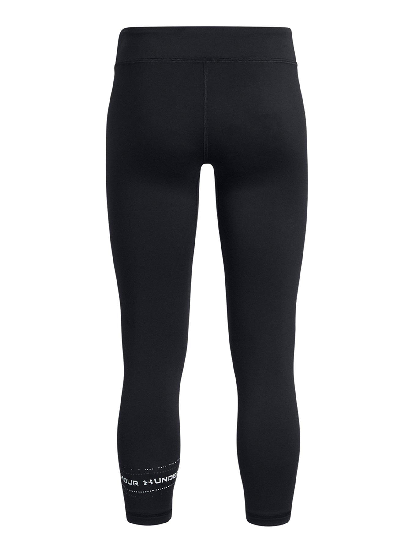 Image 2 of 2 of UNDER ARMOUR Girls Training Motion Ankle Legging - Black