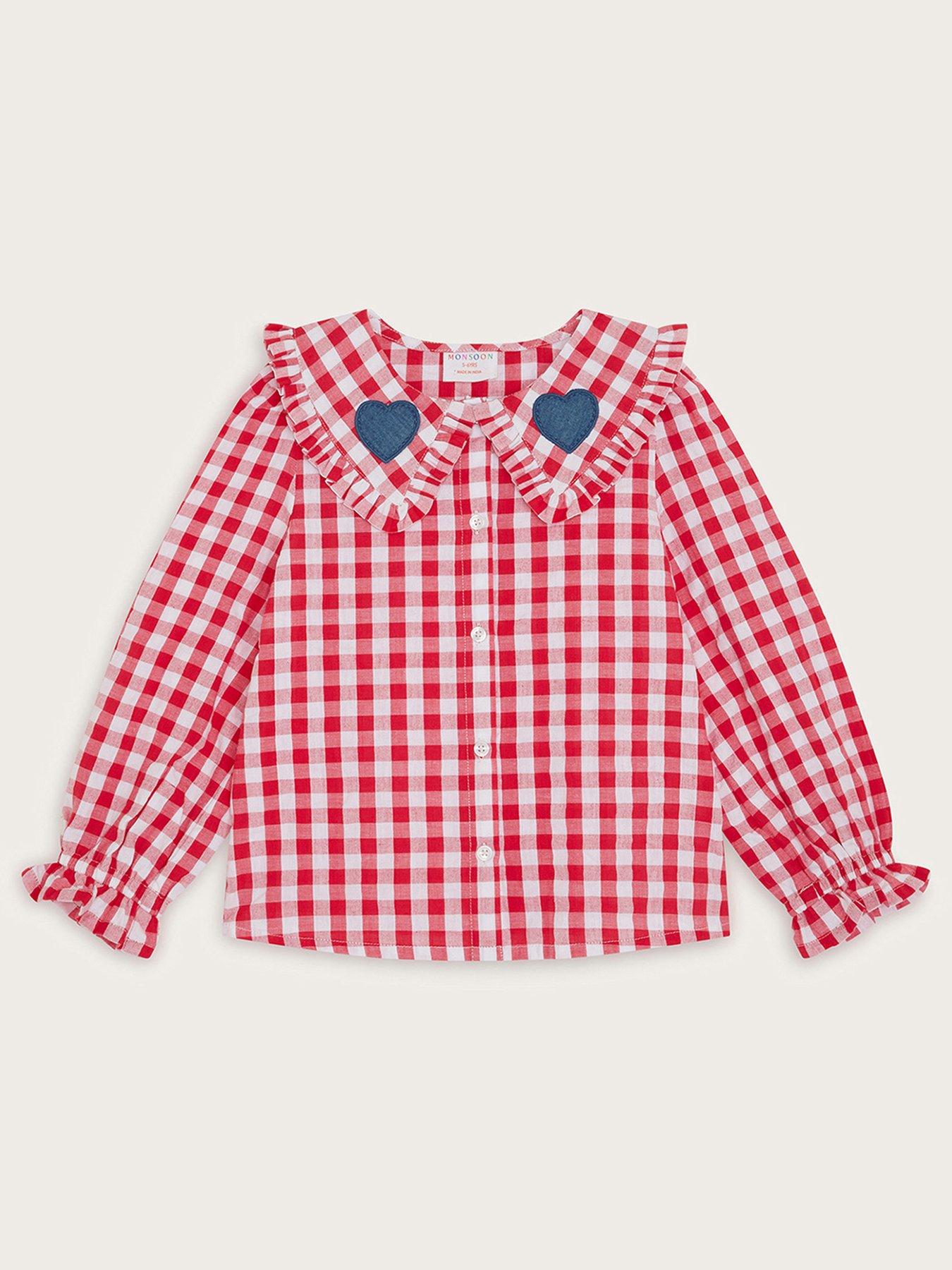 monsoon-girls-heart-collar-gingham-blouse-red