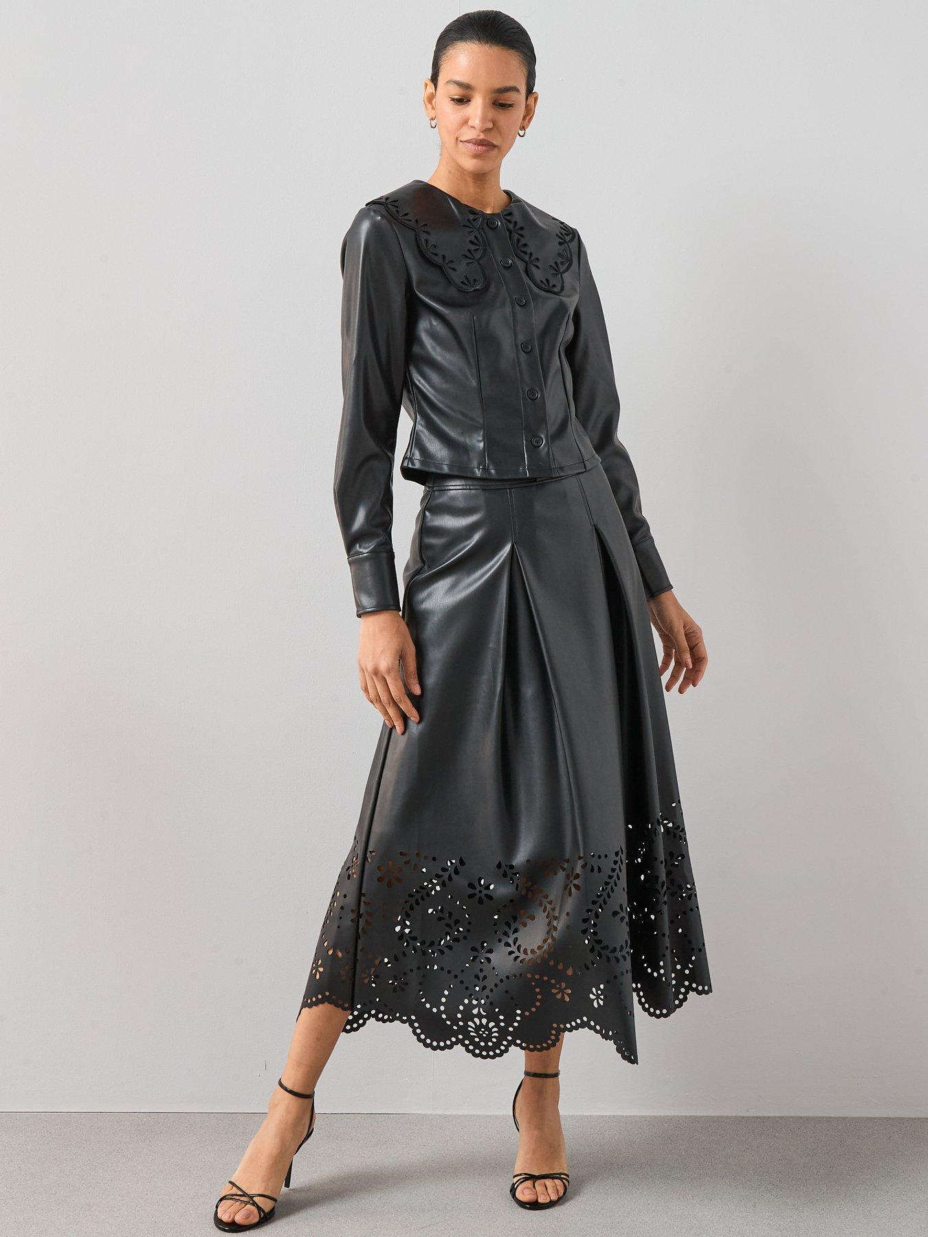 the-very-collection-pu-collar-shirt-blackback