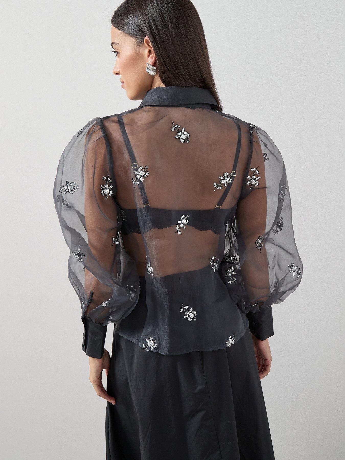 the-very-collection-embellished-organza-button-up-shirt-greystillFront