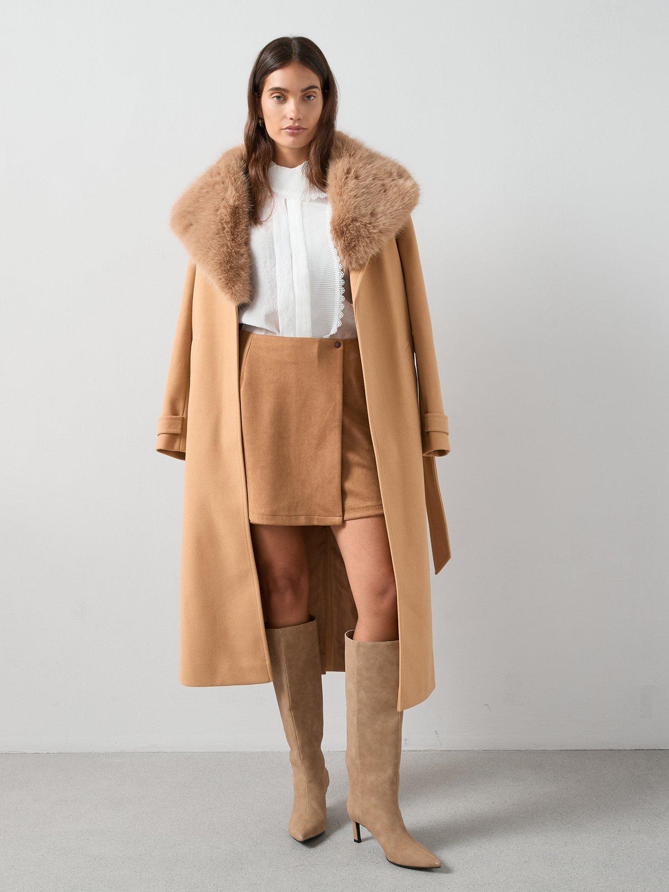 the-very-collection-suede-mini-skort-brownback