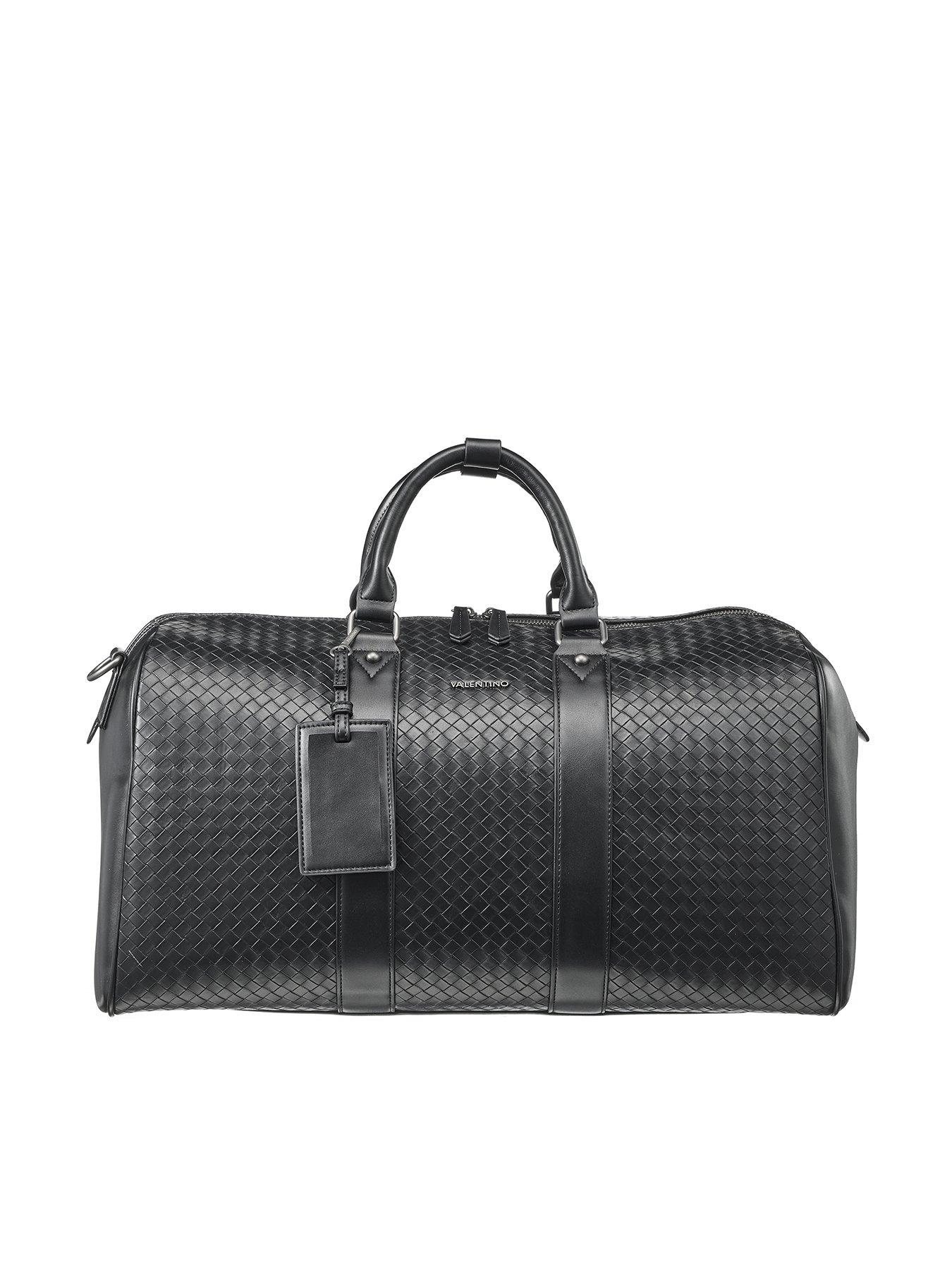Image 1 of 5 of Valentino Mohegan Hand Duffle Bag- Black