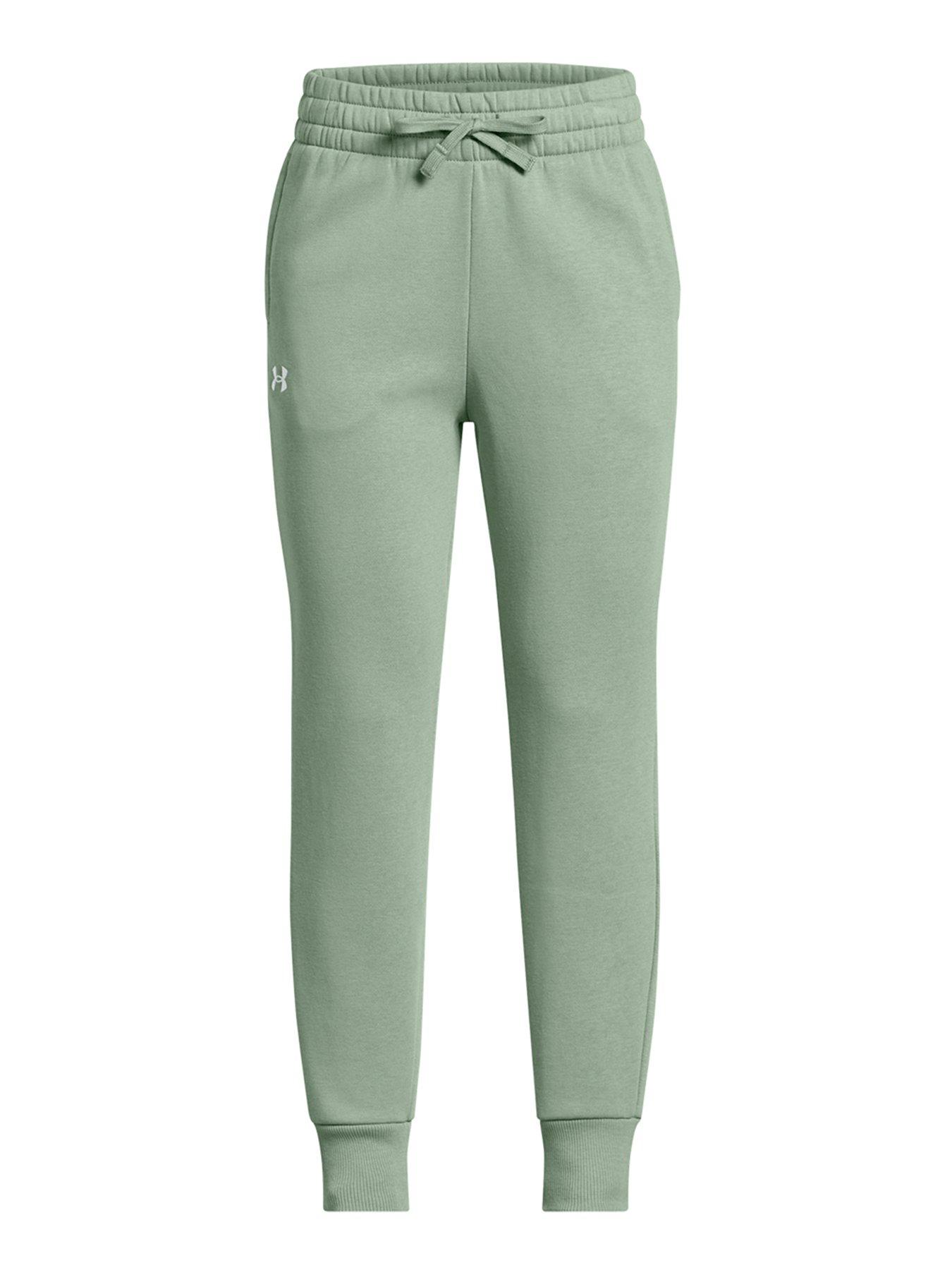 UNDER ARMOUR Girls Rival Fleece Joggers - Green