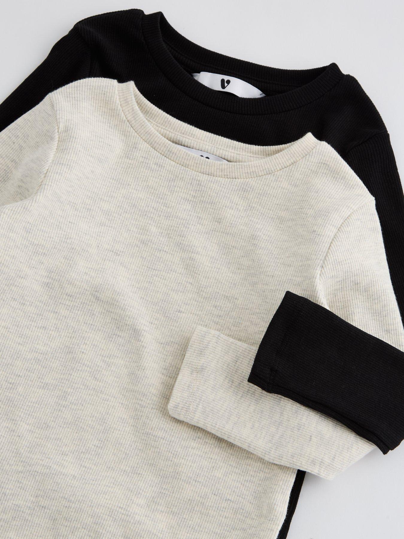 Image 5 of 5 of The Very Collection Girls 2 Long Sleeve Pack Tops - Multi