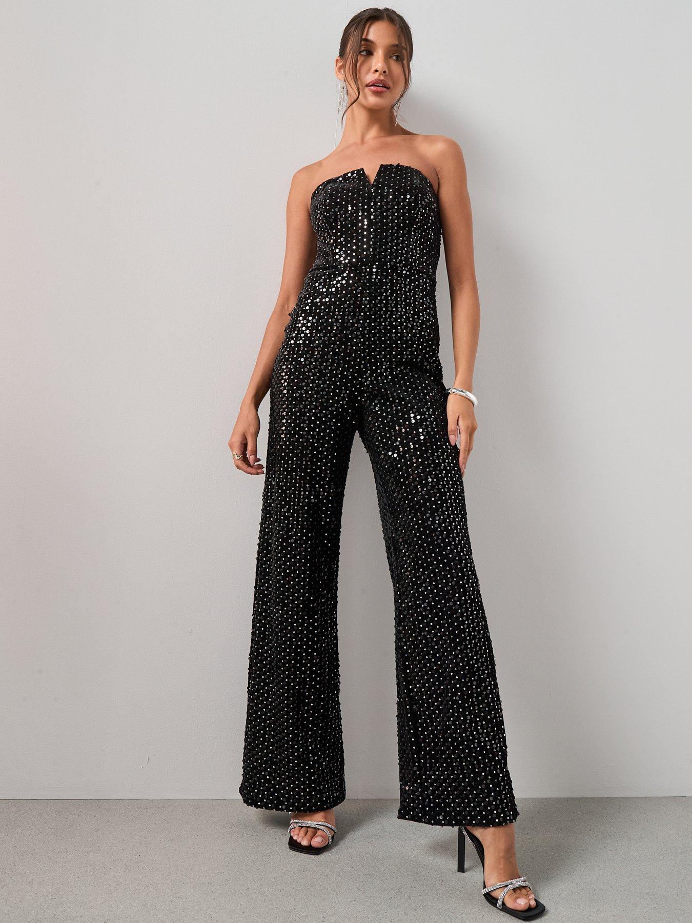 the-very-collection-bandeau-sequin-jumpsuit-blackfront