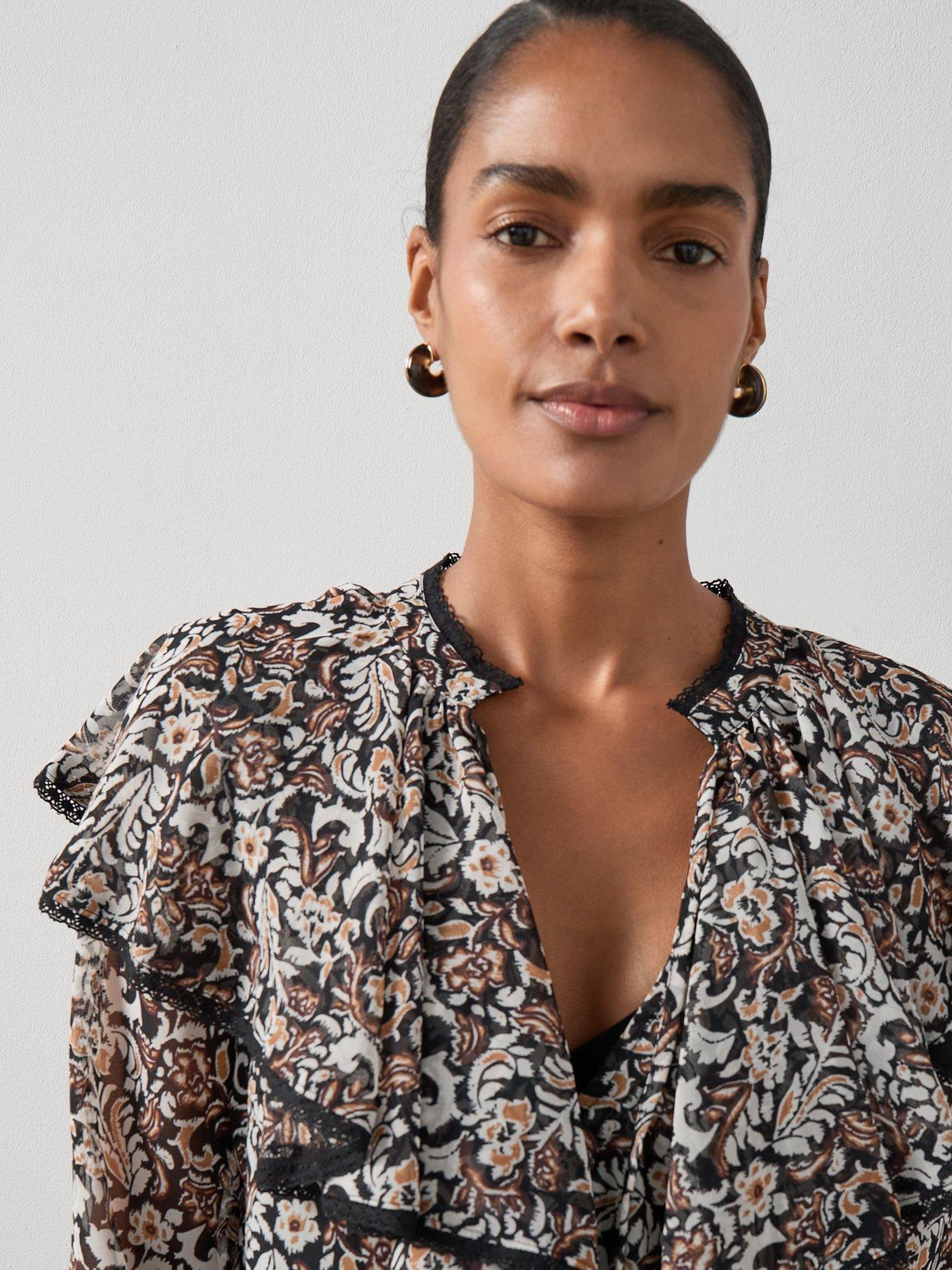 the-very-collection-printed-ruffle-front-mini-dress-printoutfit