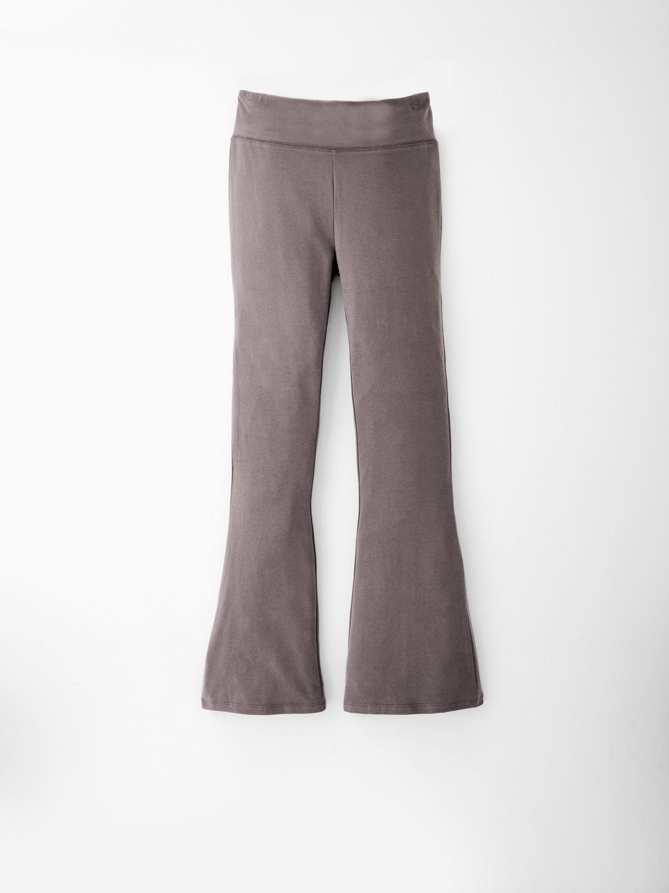 Image 6 of 6 of The Very Collection Girls Flare Cotton Basic Leggings - Dark Grey