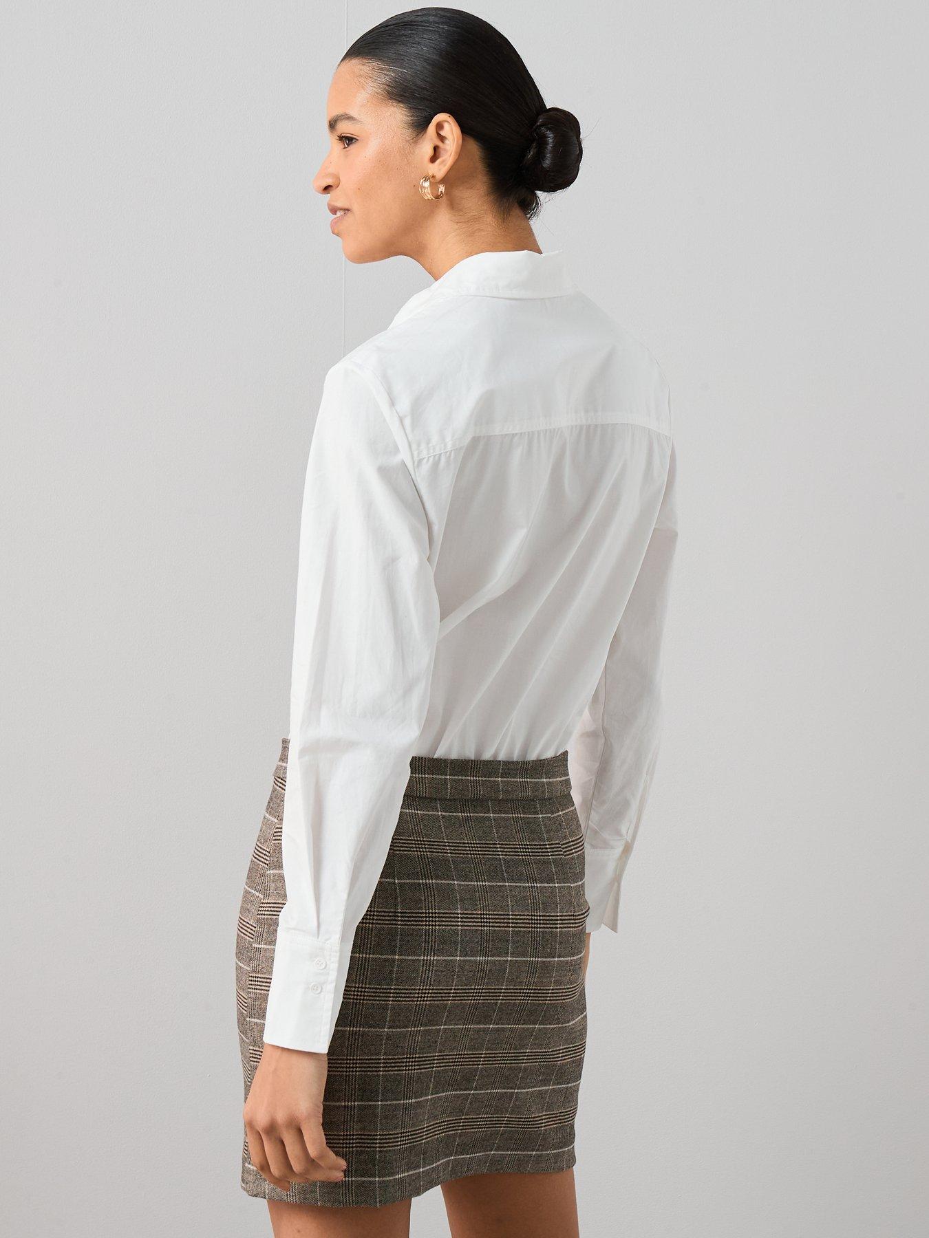 Image 2 of 6 of The Very Collection Check Mini 2In1 Shirt Dress - Print