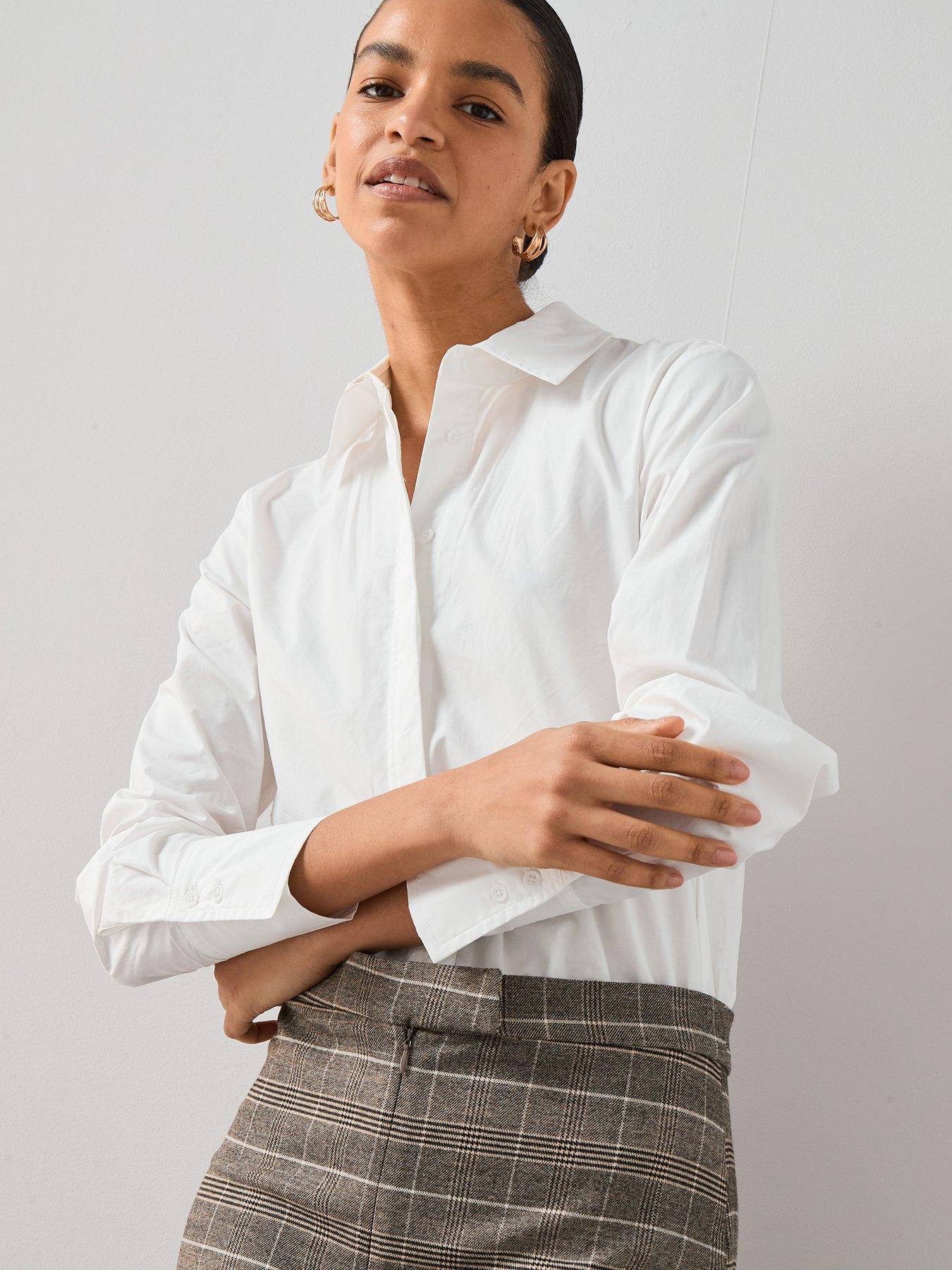 Image 4 of 6 of The Very Collection Check Mini 2In1 Shirt Dress - Print
