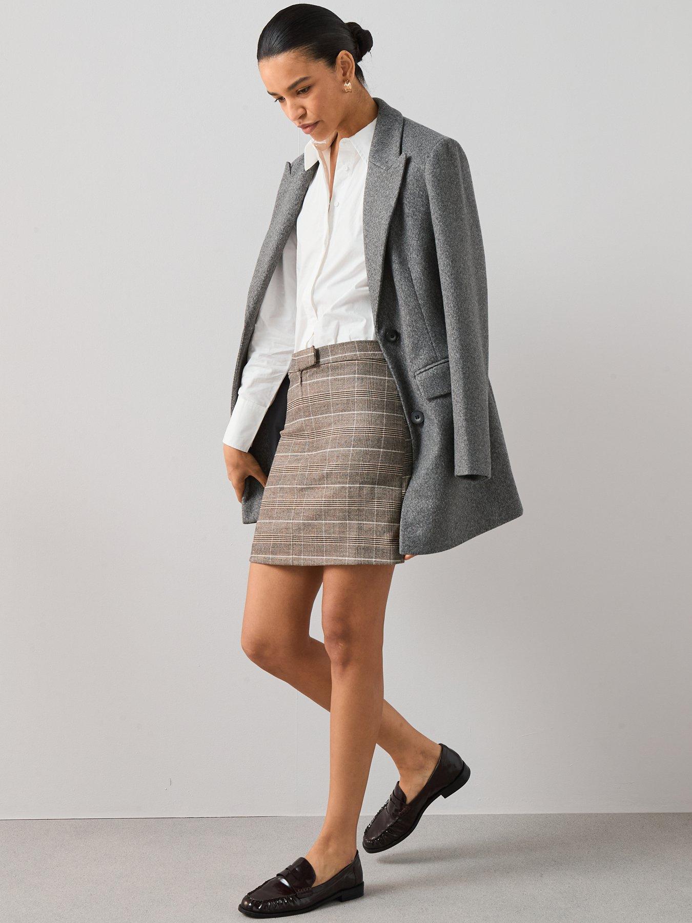 Image 5 of 6 of The Very Collection Check Mini 2In1 Shirt Dress - Print