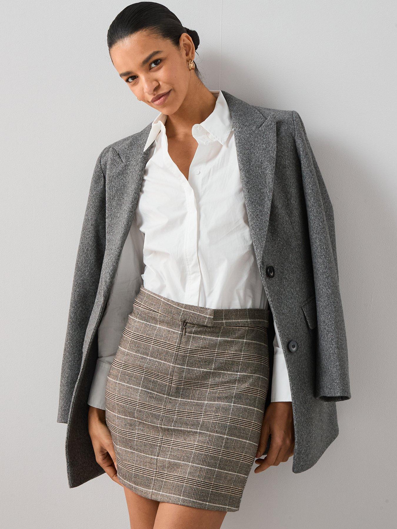 Image 6 of 6 of The Very Collection Check Mini 2In1 Shirt Dress - Print