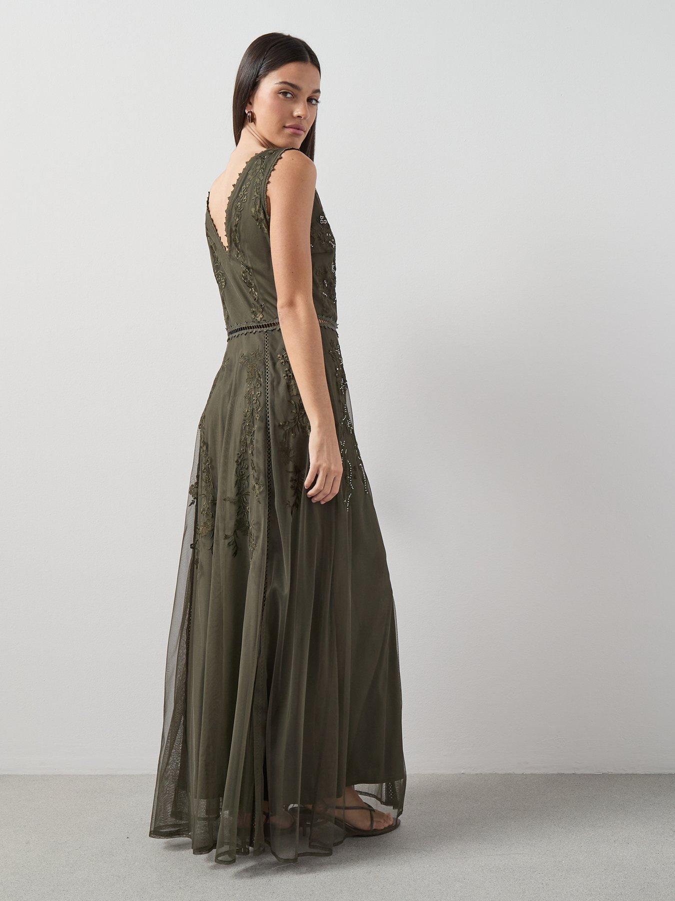 the-very-collection-embellished-tulle-maxi-dress-greenstillFront