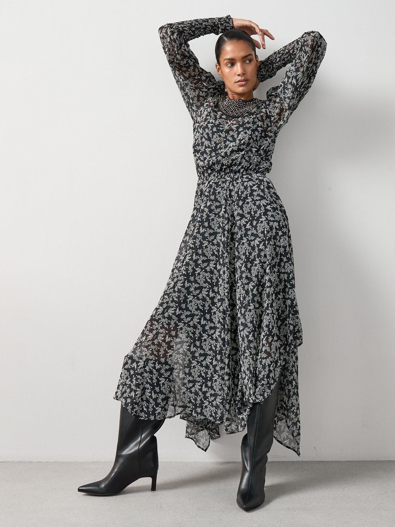 the-very-collection-embellished-hanky-hem-printed-midaxi-dress-print