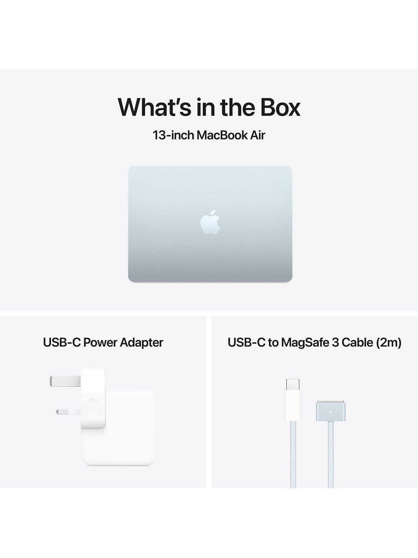 Image 7 of 8 of Apple MacBook Air (M4, 2025) 13 inch with 10-core CPU and 10-core GPU, 16GB Unified Memory, 512GB SSD - Sky Blue