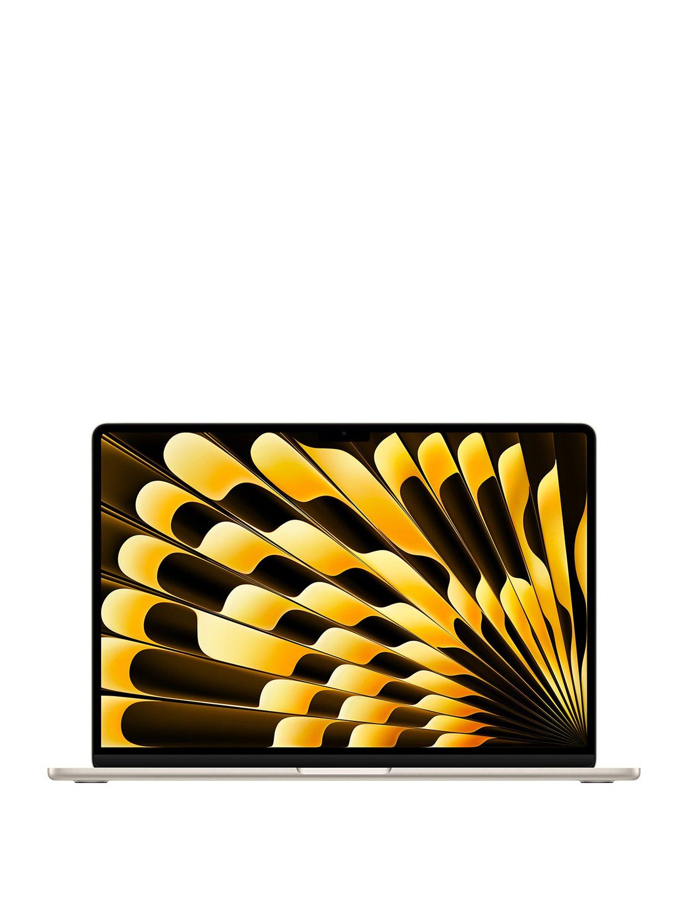 undefined MacBook Air (M4, 2025) 15 inch with 10-core CPU and 10-core GPU, 16GB Unified Memory, 256GB SSD - Starlight