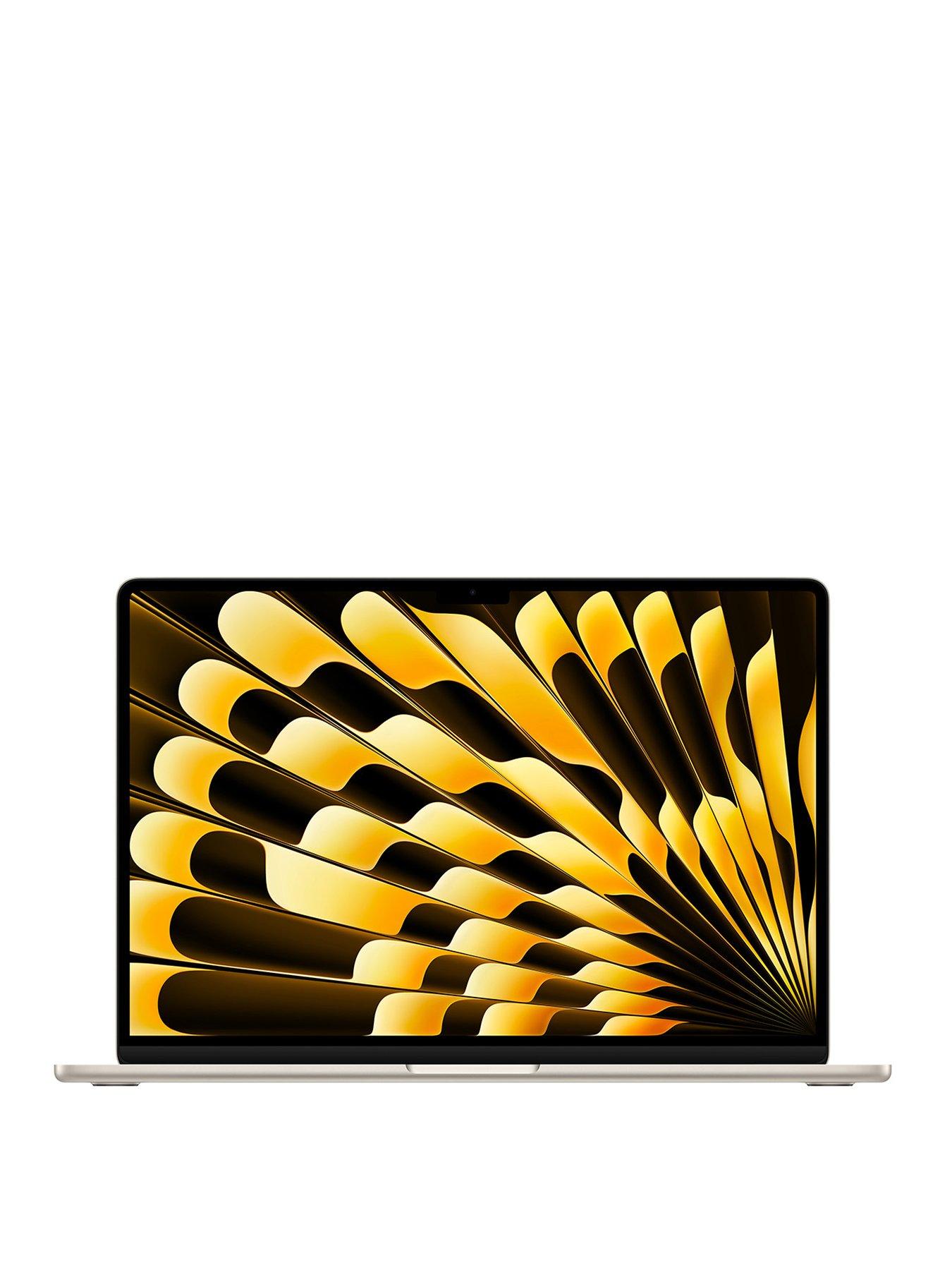 undefined MacBook Air (M4, 2025) 15 inch with 10-core CPU and 10-core GPU, 16GB Unified Memory, 512GB SSD - Starlight