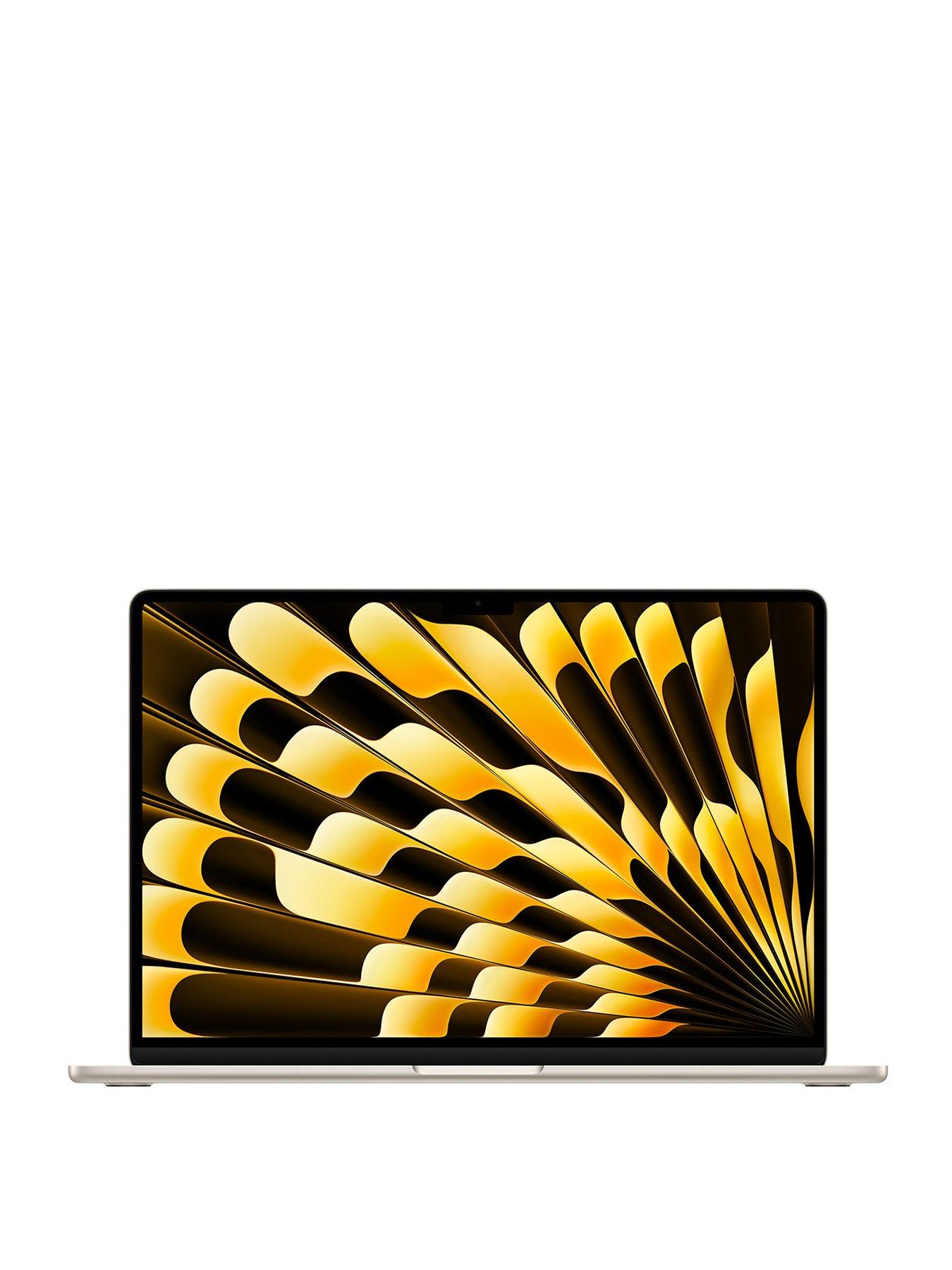 undefined MacBook Air (M4, 2025) 15 inch with 10-core CPU and 10-core GPU, 24GB Unified Memory, 512GB SSD - Starlight