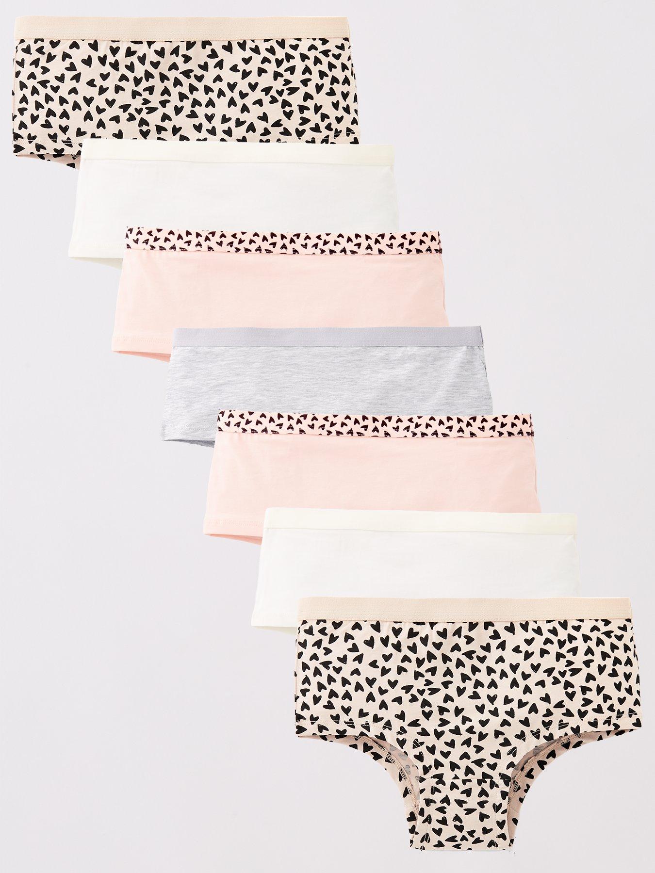 V by Very Girls 7 Pack Briefs - Multi