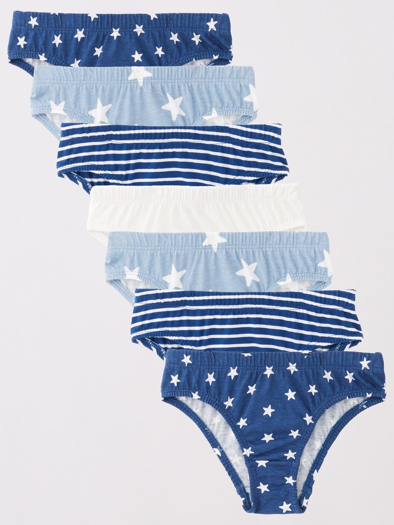 Mini V by Very Boys 7 Pack Star Briefs - Multi