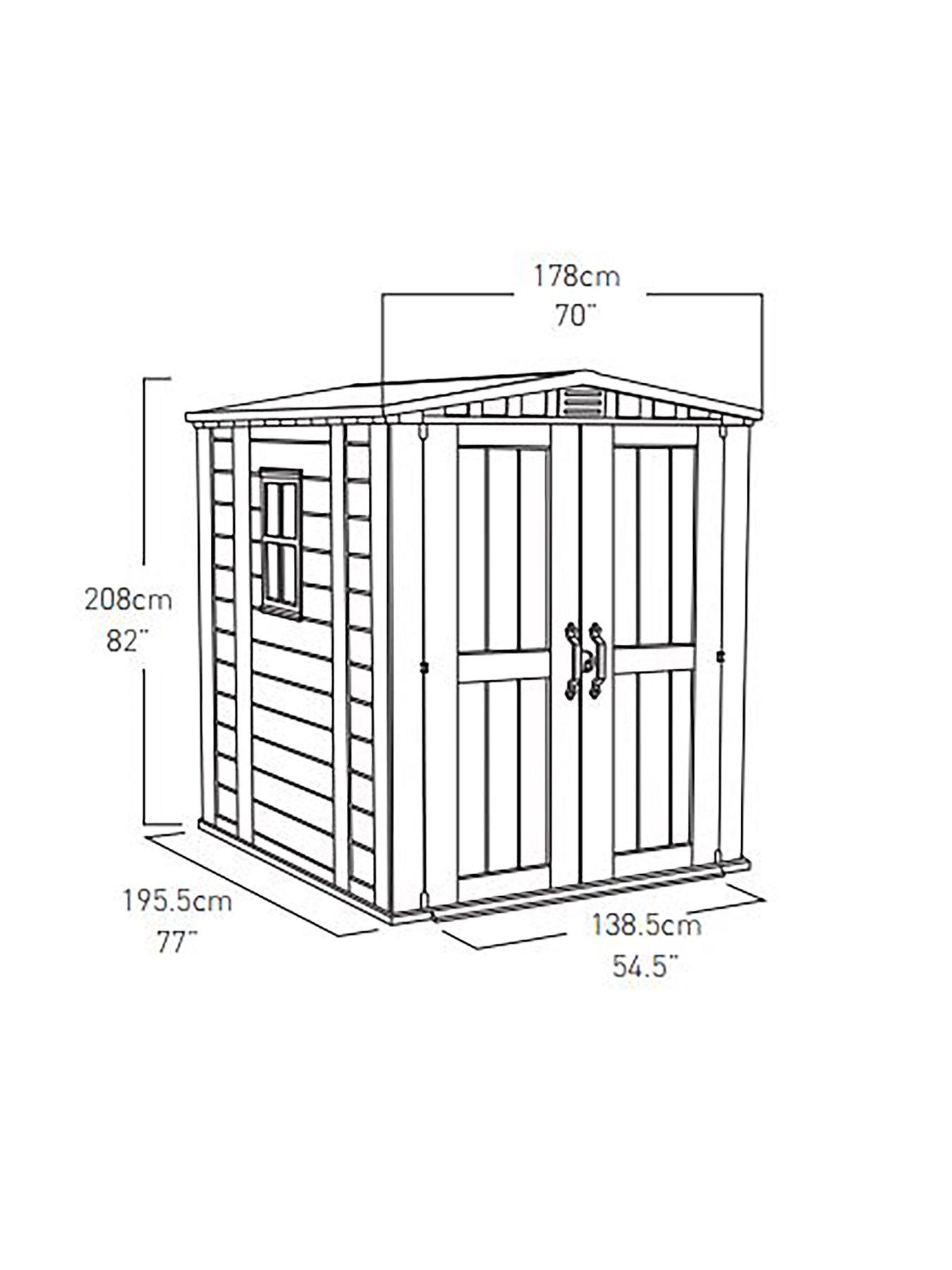 Image 7 of 7 of Keter Keter Factor Shed 6 x 6