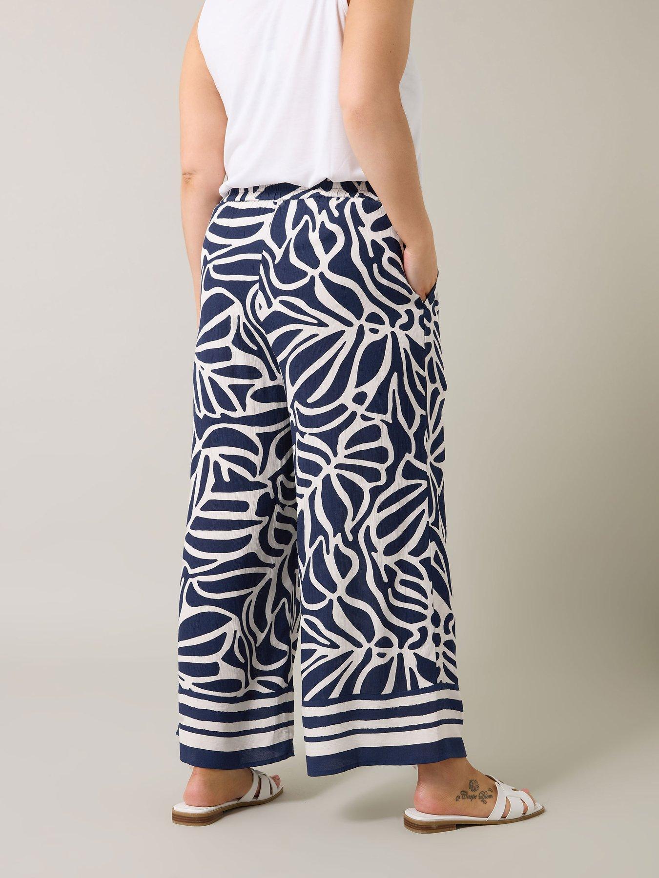 evans-border-print-trouser-bluestillFront