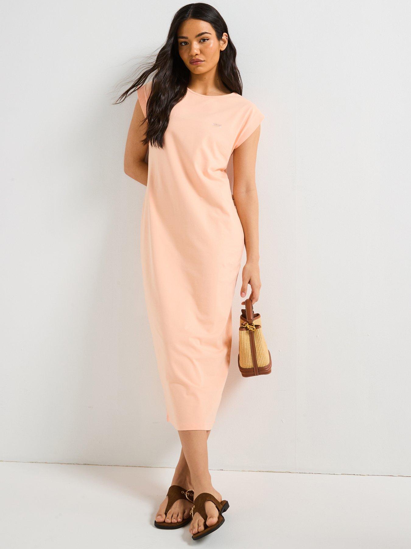 Barbour International Natalia Maxi Dress - Orange | Very Ireland