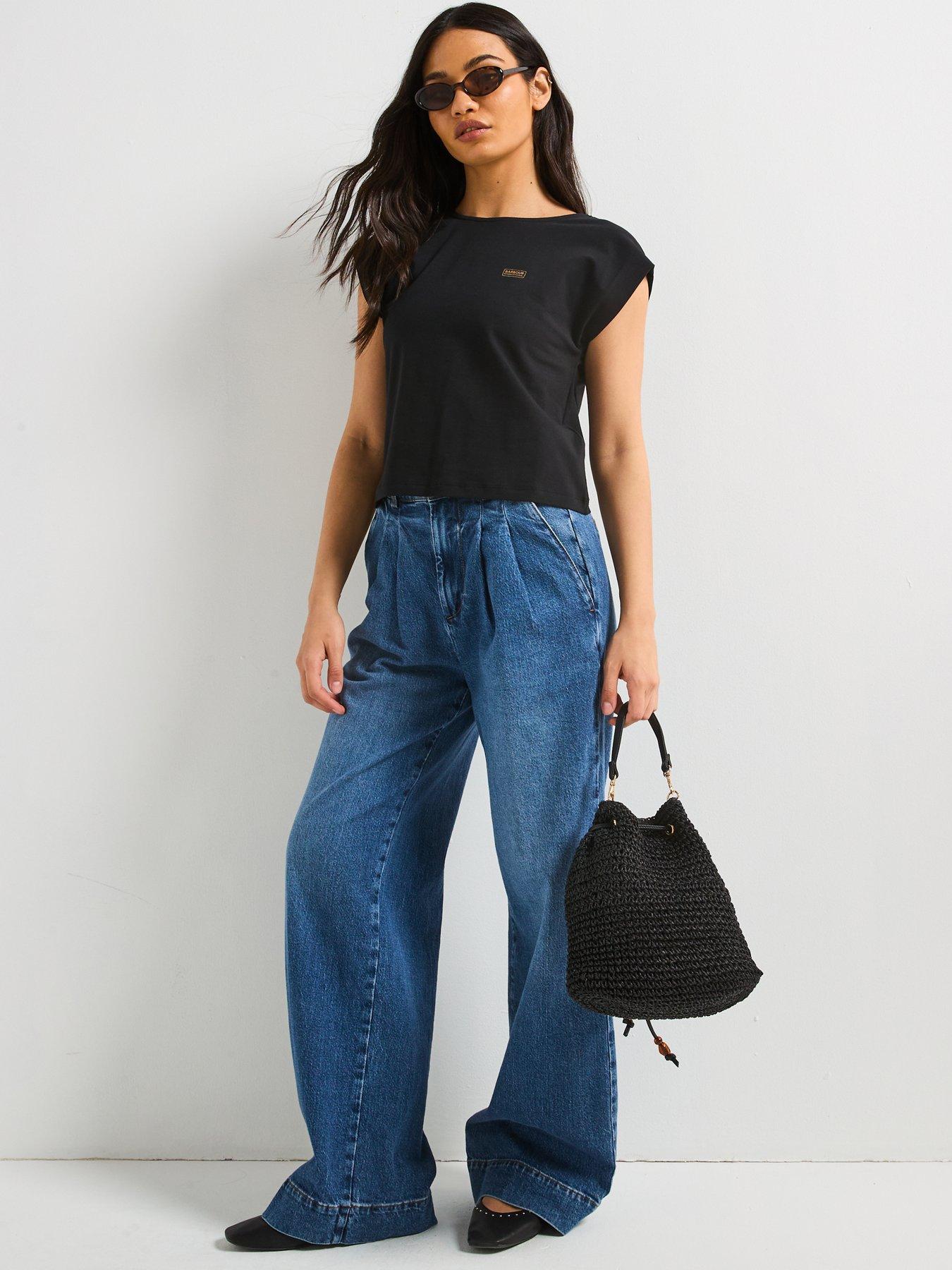 Image 3 of 6 of Barbour International Natalia Top - Black