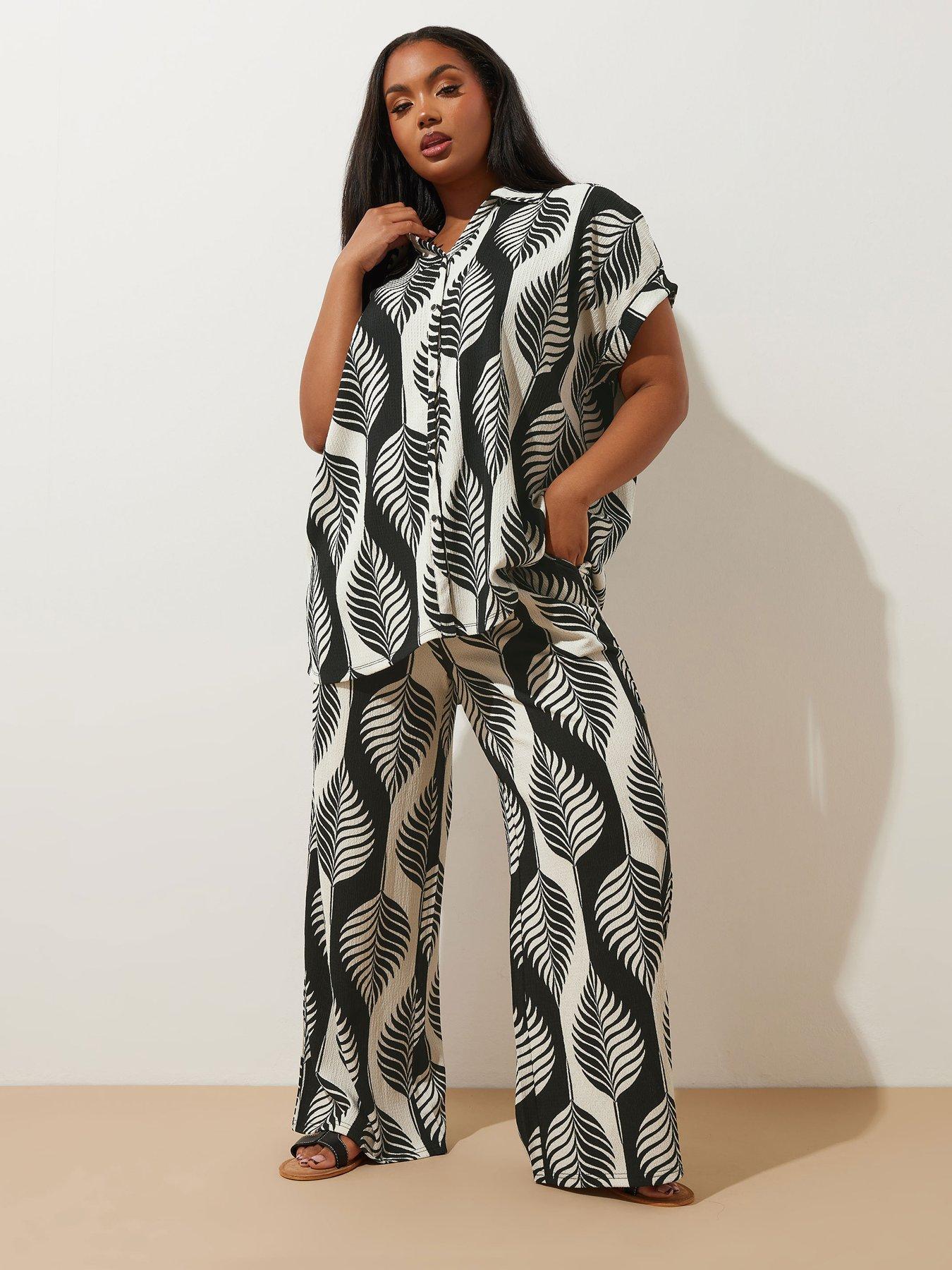 yours-curve-textured-wide-leg-trouserback